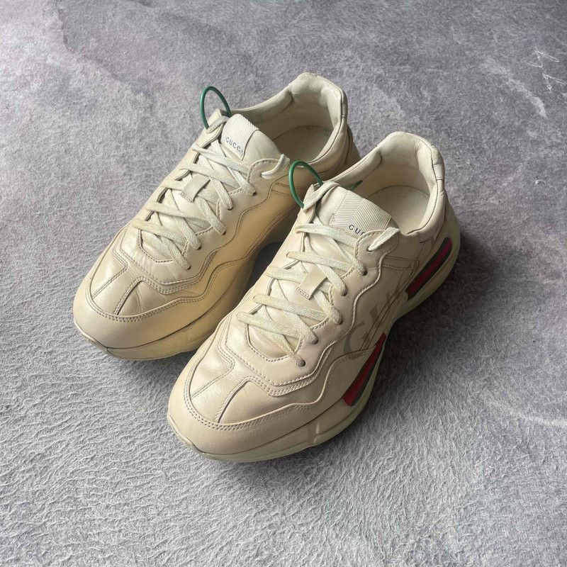 Gucci Gucci Rhyton Logo Low-Top Dad Sneakers - Size US 8.5 / EU 41-42 - 1 Thumbnail