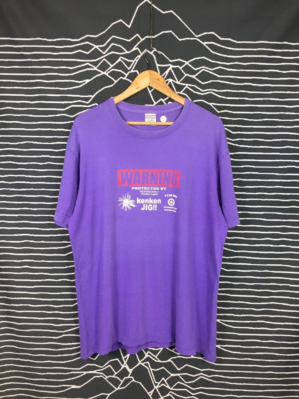 Japanese Brand × Vintage United Athle Kenken Jig Professionally Trained Anglers Tee Size US XL / EU 56 / 4 - 1 Thumbnail