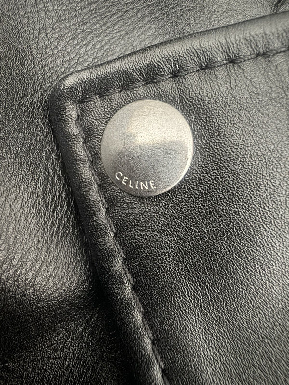 Celine Celine Leather Jacket Size US S / EU 44-46 / 1 - 7 Thumbnail