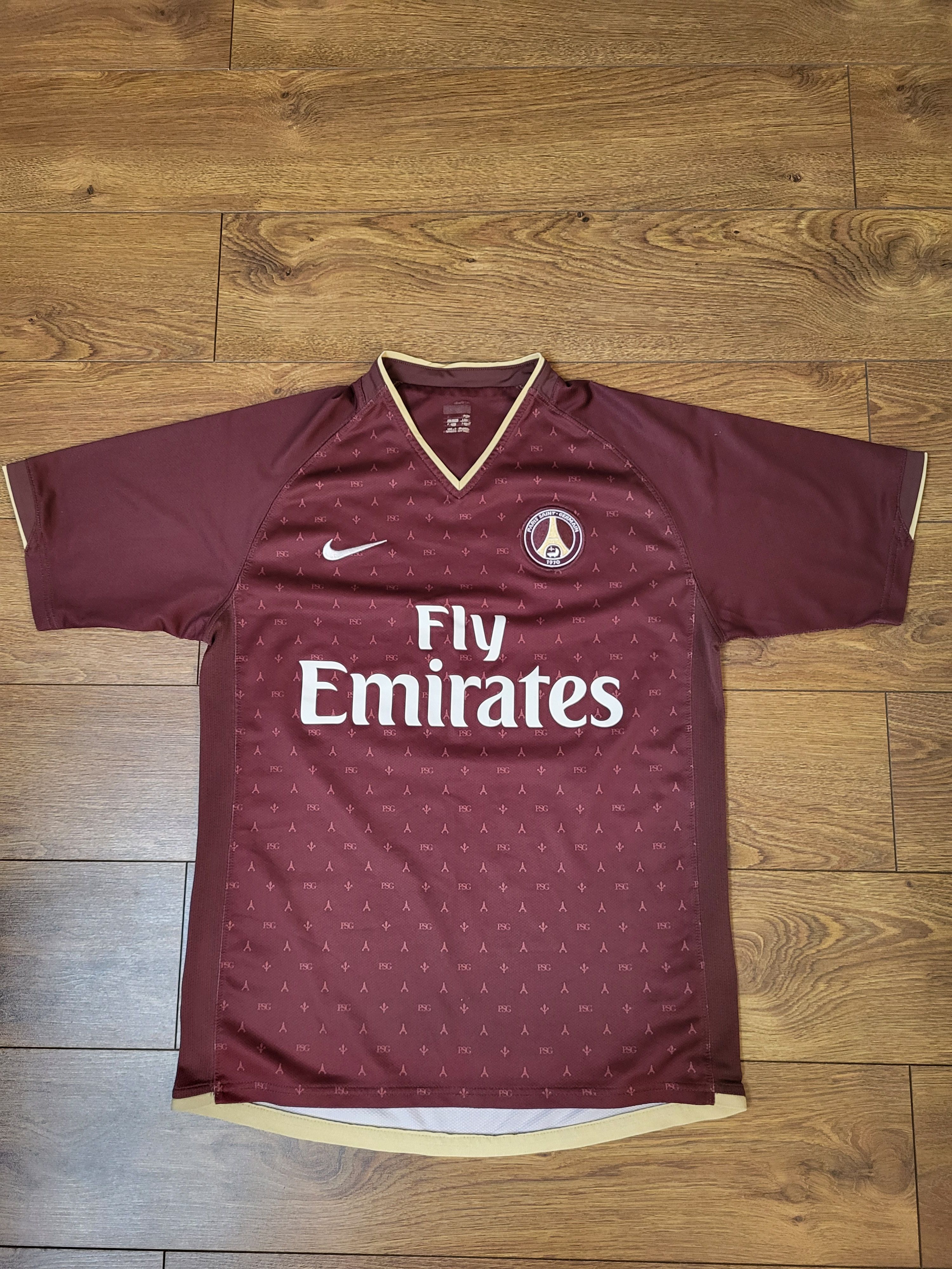 Nike aris Saint Germain PSG 2006-07 Away Jersey Football Shirt S Size US S / EU 44-46 / 1 - 17 Thumbnail