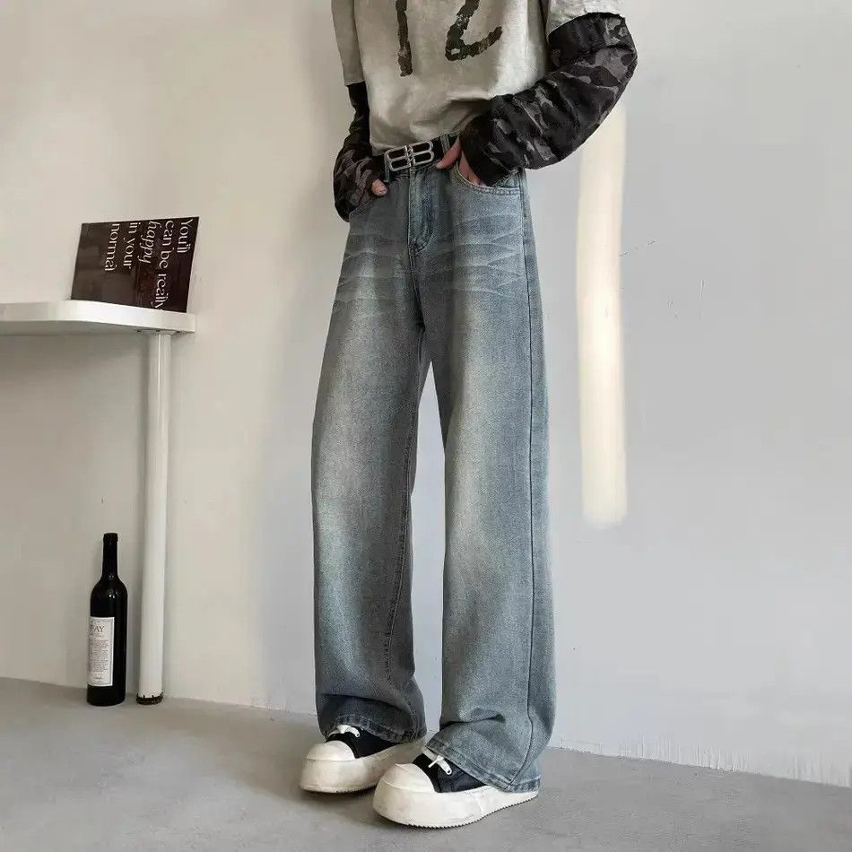 Japanese Brand Retro loose high street micro flared jeans Size US 32 / EU 48 - 3 Thumbnail
