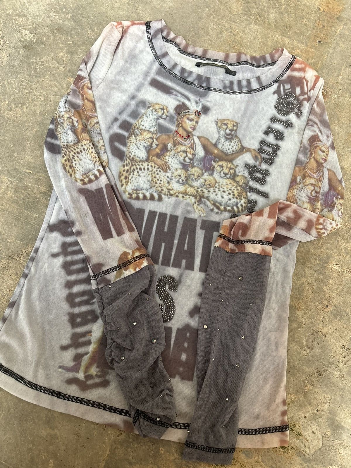 Hysteric Glamour Y2k Jjajoagse Ifwixwasnine Punk Style Longsleeve Size L / US 10 / IT 46 - 4 Thumbnail