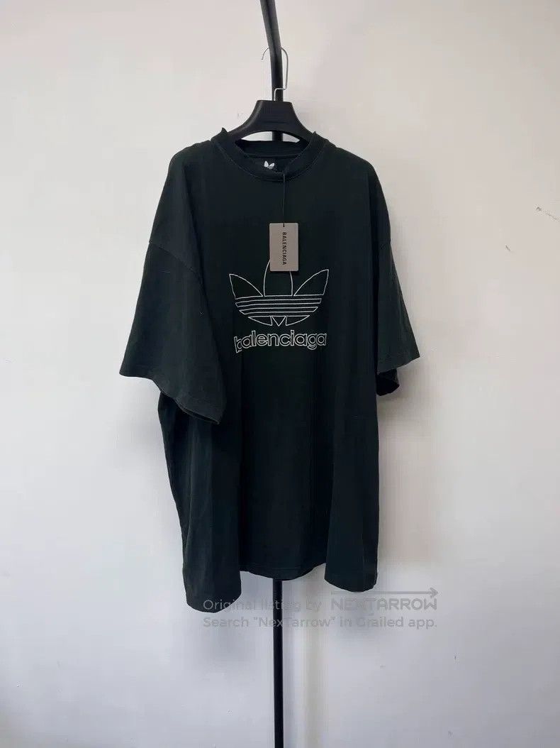 Balenciaga Balenciaga Brand Logo Letter Printed Round Neck Short Slee Size US XXL / EU 58 / 5 - 1 Thumbnail