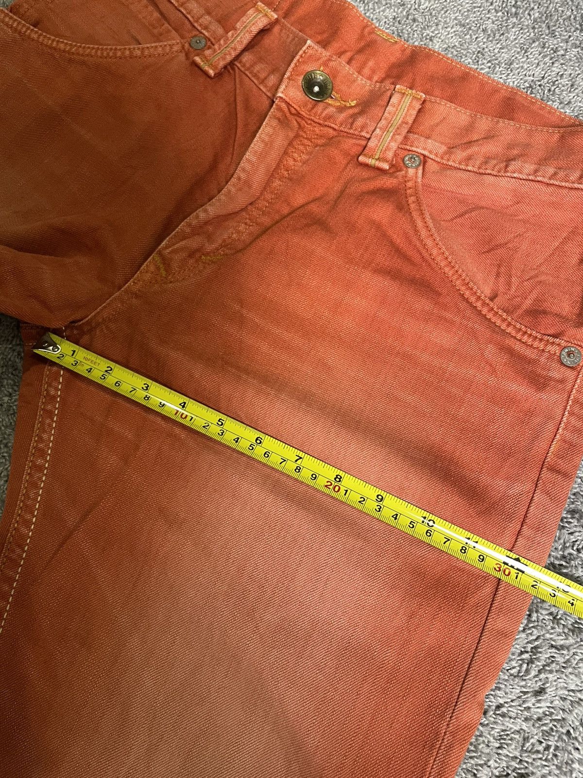 Edwin Rare Orange Edwin Exclusive Vintage Pant Size US 35 - 18 Thumbnail