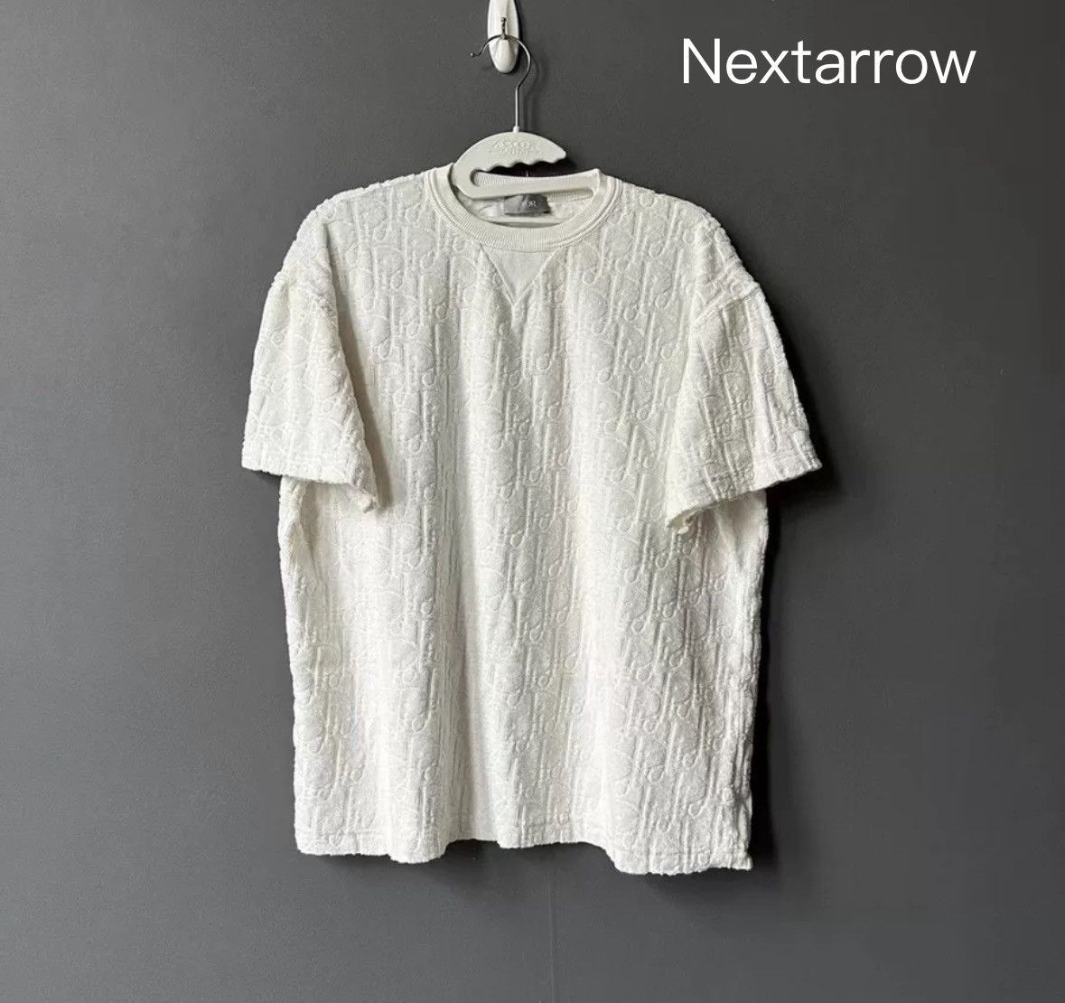 Dior Dior white towel full printed short sleeved shirt Size US S / EU 44-46 / 1 - 1 Thumbnail
