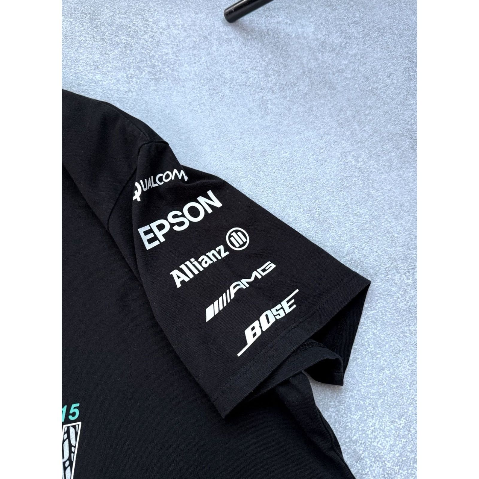 Mercedes-Benz Mercedes-Benz Formula 1 Racing T-Shirt Mens XXL Black Crew Neck Short Sleeve Hugo Boss Champion AMG Petronas Nike? Size US XXL / EU 58 / 5 - 6 Thumbnail