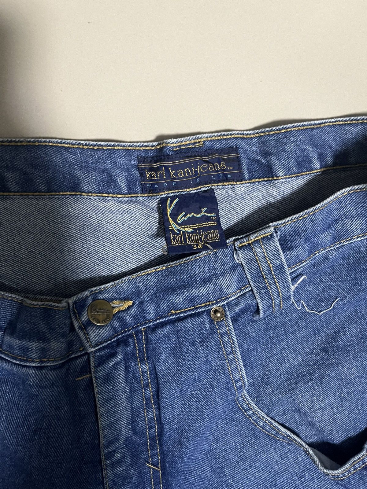 Karl Kani RARE VINTAGE KARL KANI JORTS BAGGY Size US 34 / EU 50 - 3 Thumbnail