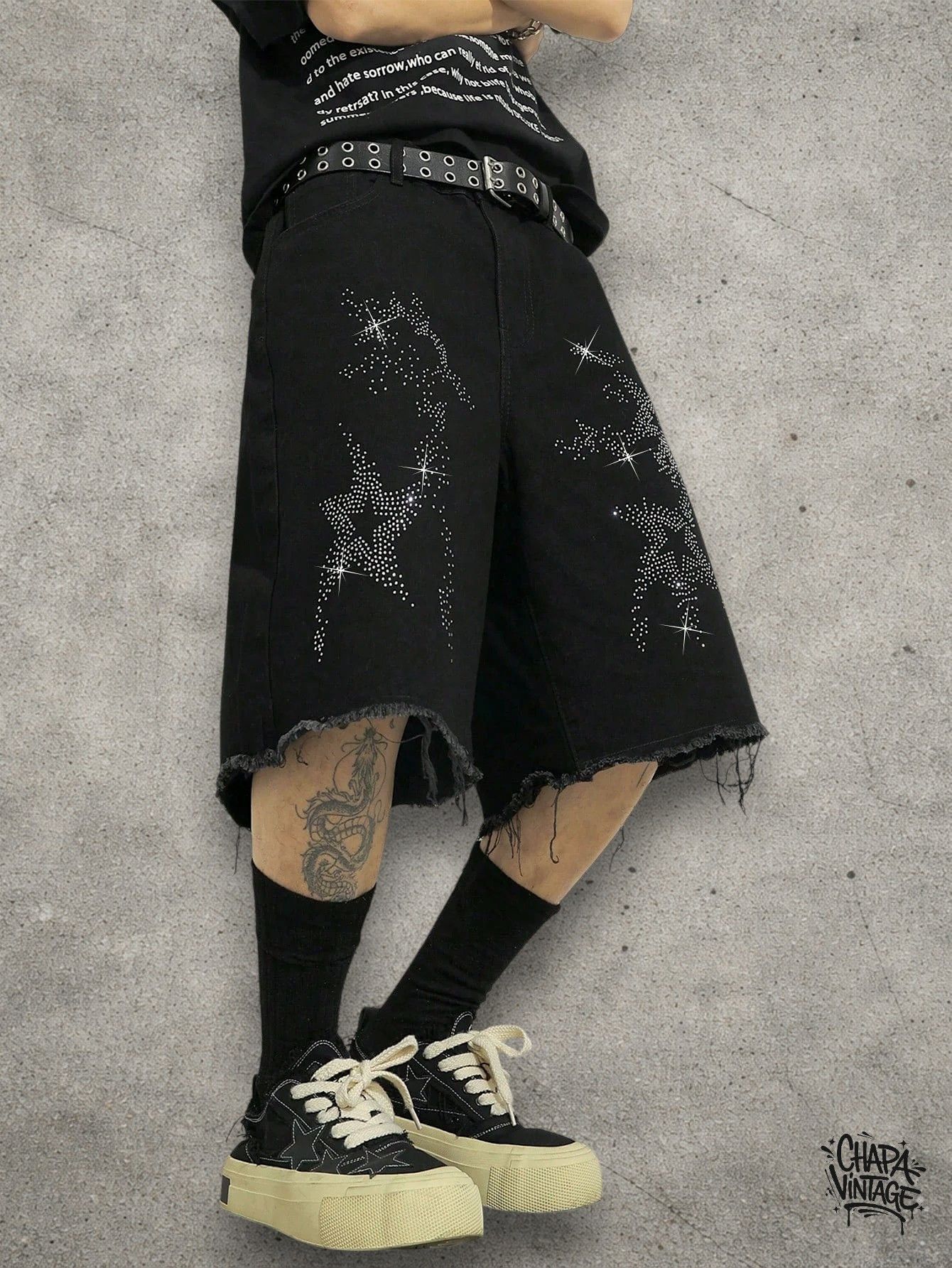 Japanese Brand Ripped ice opium shorts Size US 32 / EU 48 - 2 Thumbnail