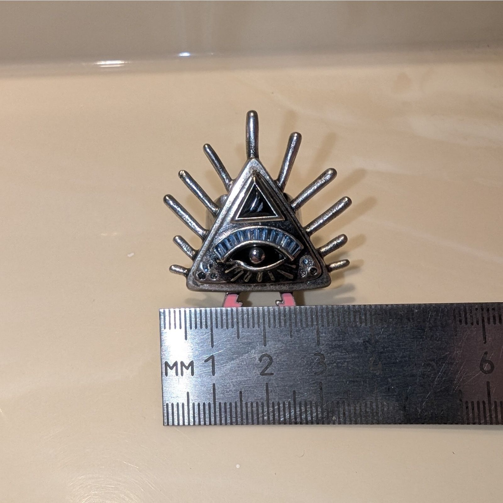Coach COACH - Rare Pyramid Eye Ring 7.5 Size ONE SIZE - 10 Thumbnail