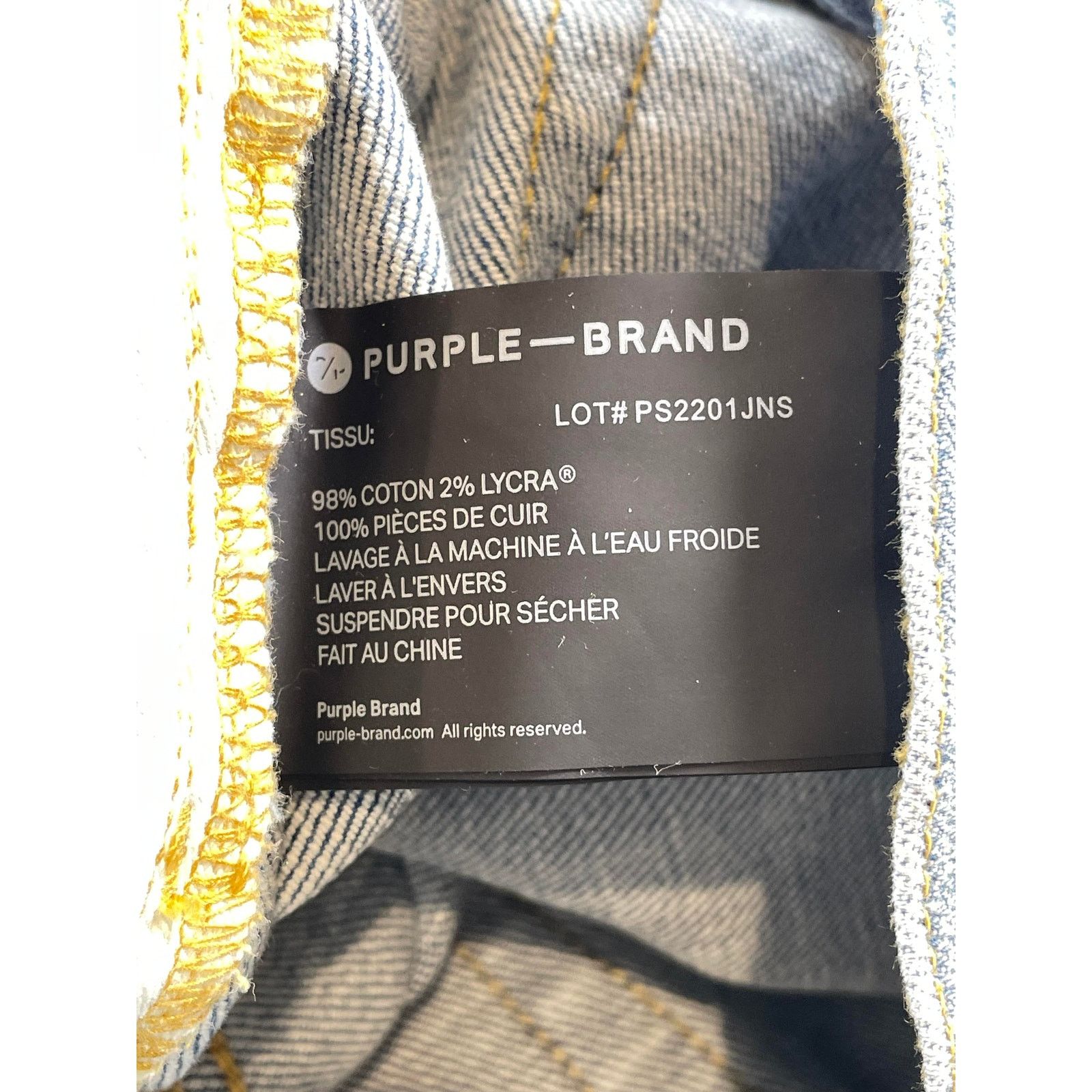 Purple Brand Purple Brand Light Wash Jeans Size US 36 / EU 52 - 8 Thumbnail
