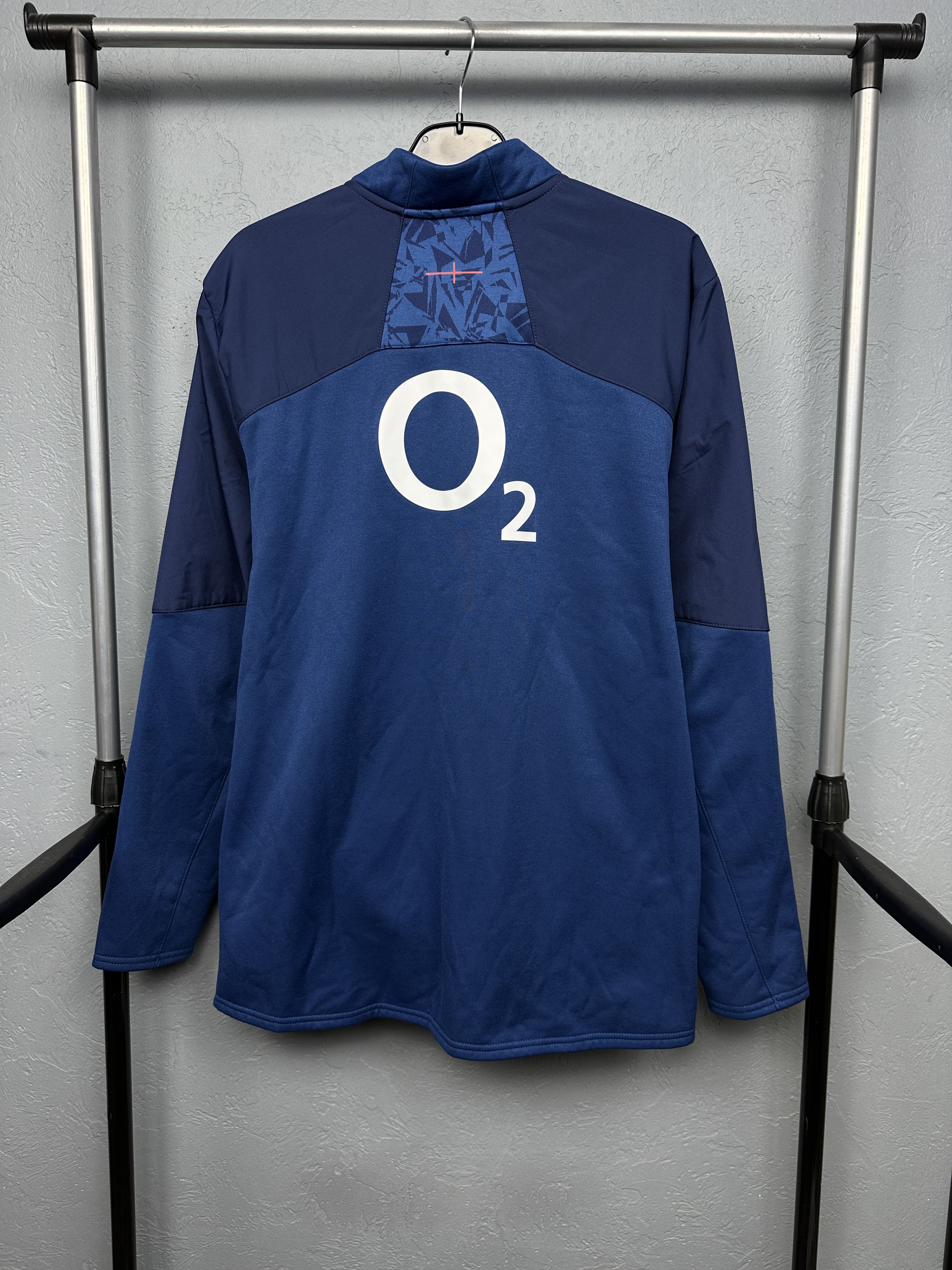 Umbro Umbro O2 England Rugby 1\4 Zip Long Sleeve Jersey Size US XL / EU 56 / 4 - 7 Thumbnail