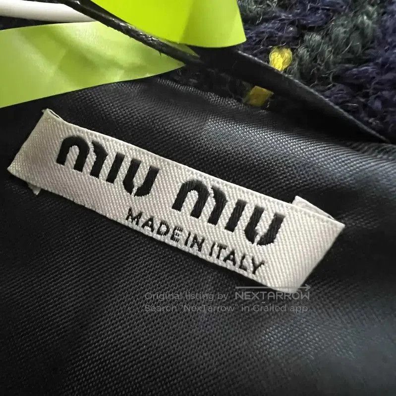 Miu Miu Miu Miu Multi-Color Women's Cotton Jacket . Size XXS / US 00 / IT 34 - 3 Thumbnail