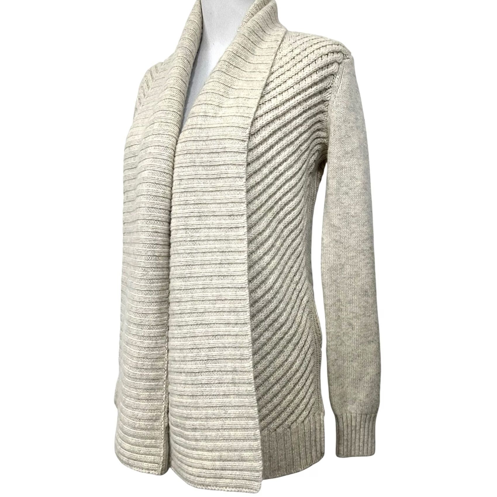 Vince Vince Cozy Knit Cardigan Sweater Yak Wool Blend Cream Pockets Women’s Size Small Size S / US 4 / IT 40 - 3 Thumbnail