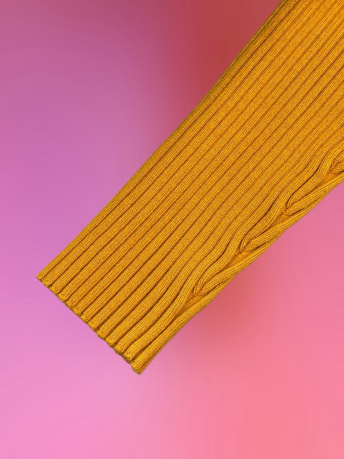 Karl Lagerfeld Karl Lagerfeld Paris Yellow Ribbed Collar Blouse - XS Size XS / US 0-2 / IT 36-38 - 15 Thumbnail