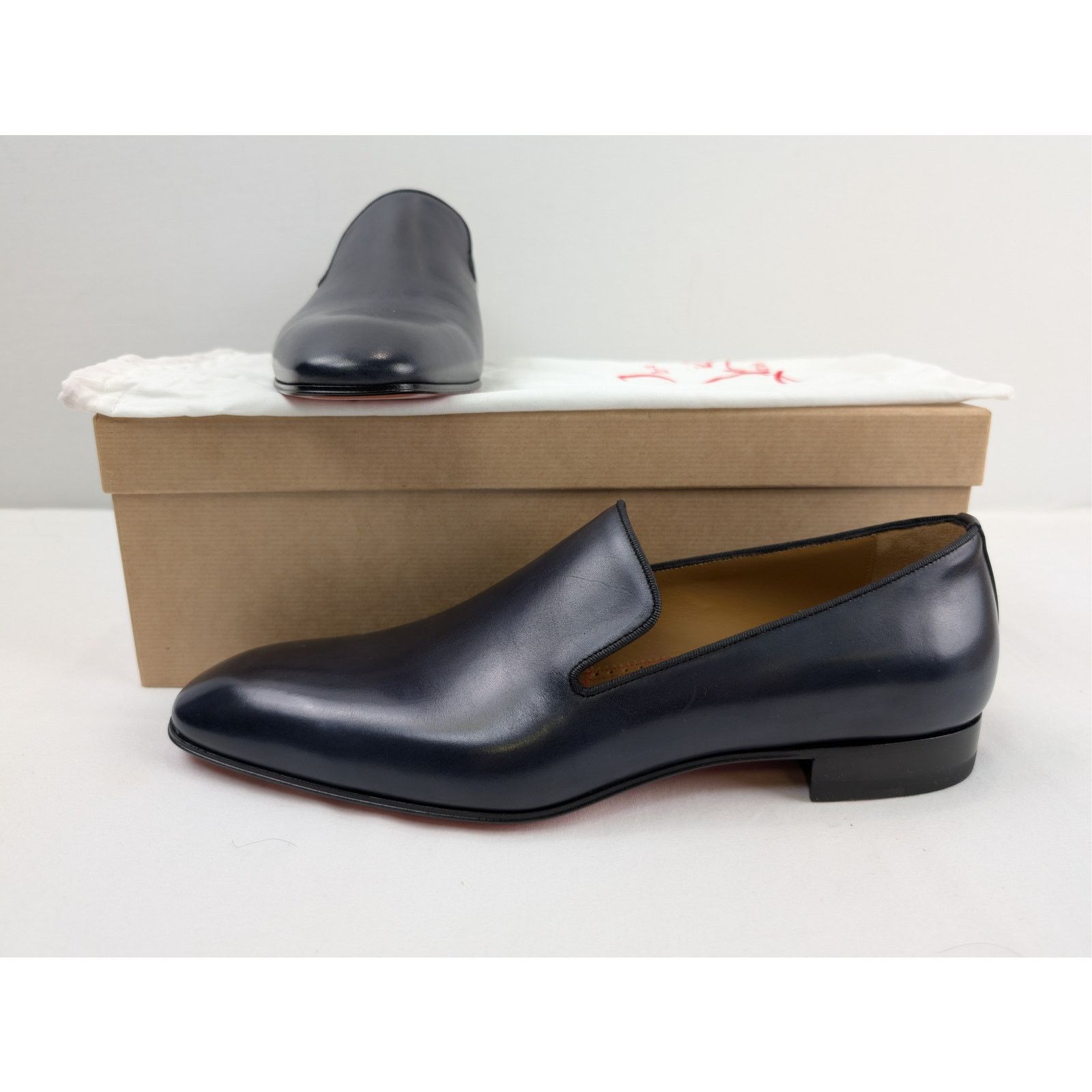 Christian Louboutin o1rshd1 Dandelion Flat Loafers shoe Boots in Navy 43 Size US 10 / EU 43 - 19 Thumbnail