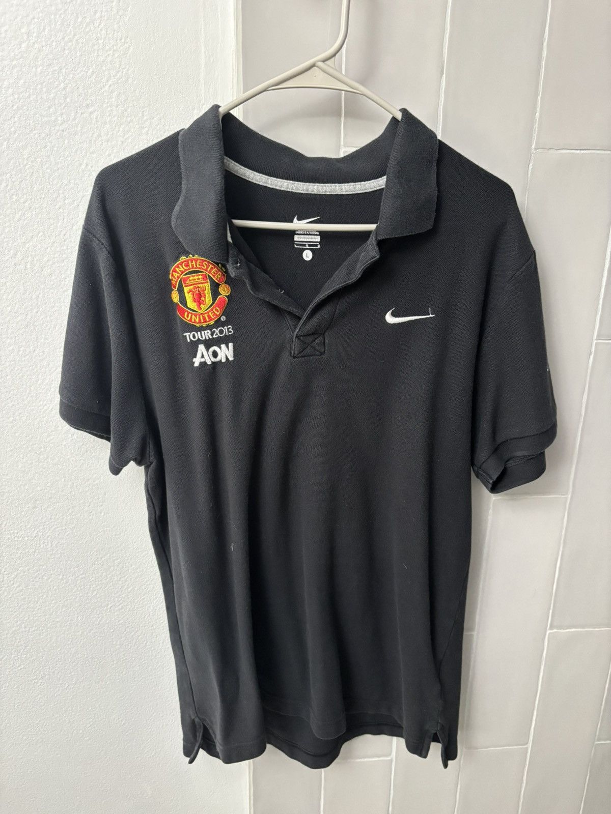 Nike Manchester United 2013 tour polo shirt Size US L / EU 52-54 / 3 - 1 Thumbnail