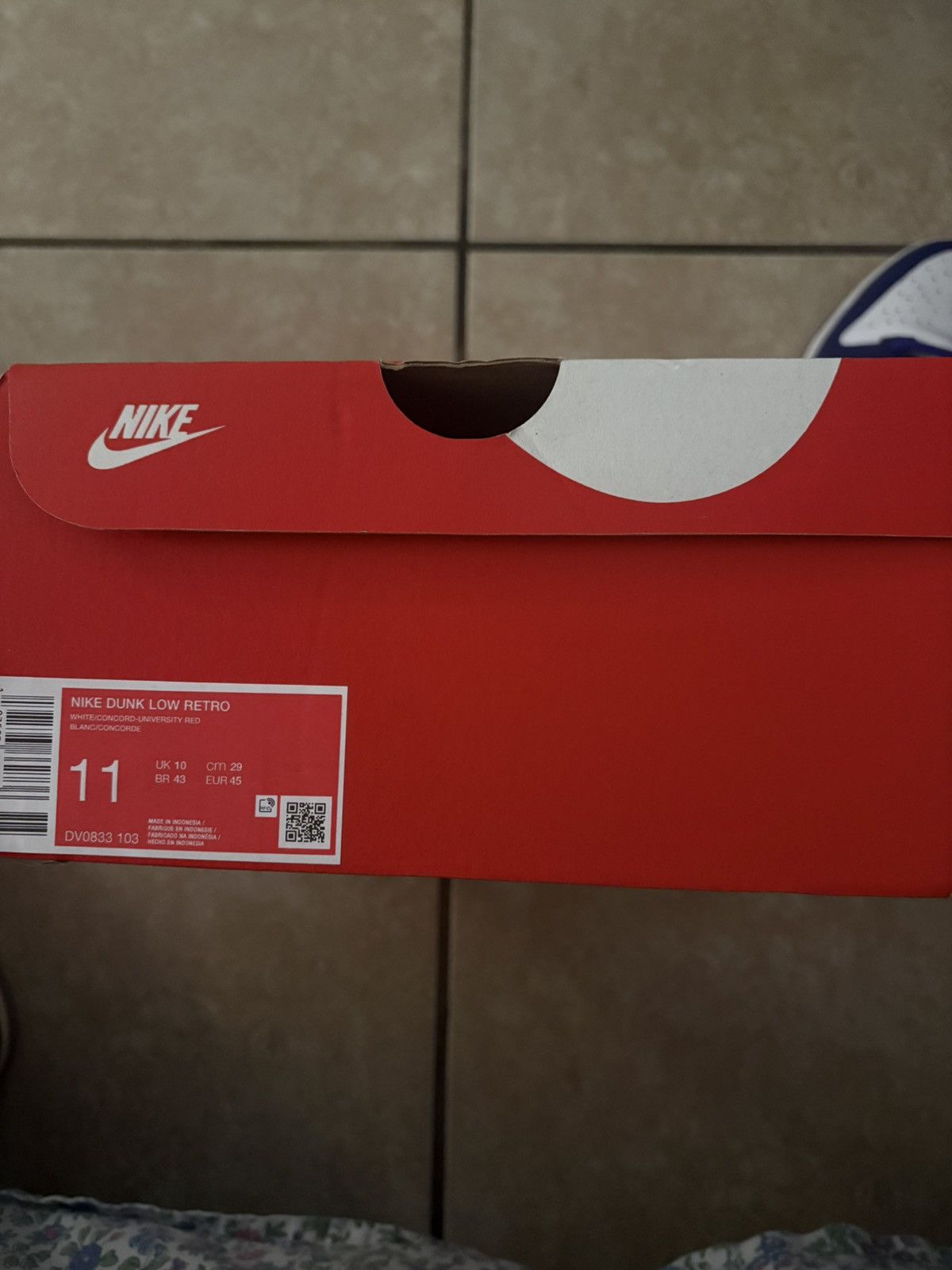 Nike Nike dunk low concord blue white size 11 supreme stussy Size US 11 / EU 44 - 7 Thumbnail