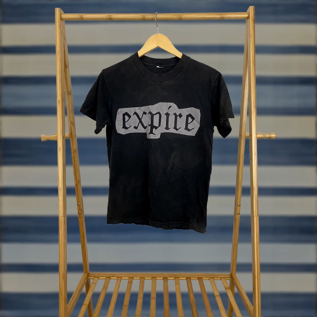 Vintage VTG Expire Teach Me How To Forget Punk Band Tour Black T-Shirt Size S Mens Size US S / EU 44-46 / 1 - 1 Thumbnail