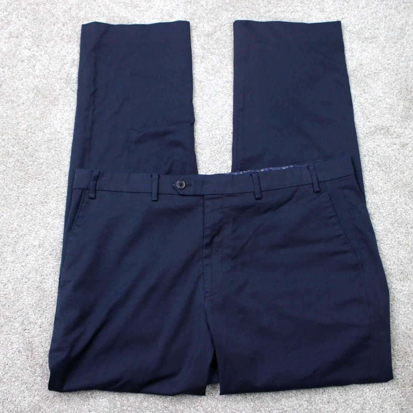 Ralph Lauren LAUREN Ralph Lauren Pants Mens 38x32 Blue Total Comfort Poly/Rayon Stretch Dress Pants Straight Leg Regular? Size US 38 / EU 54 - 2 Thumbnail