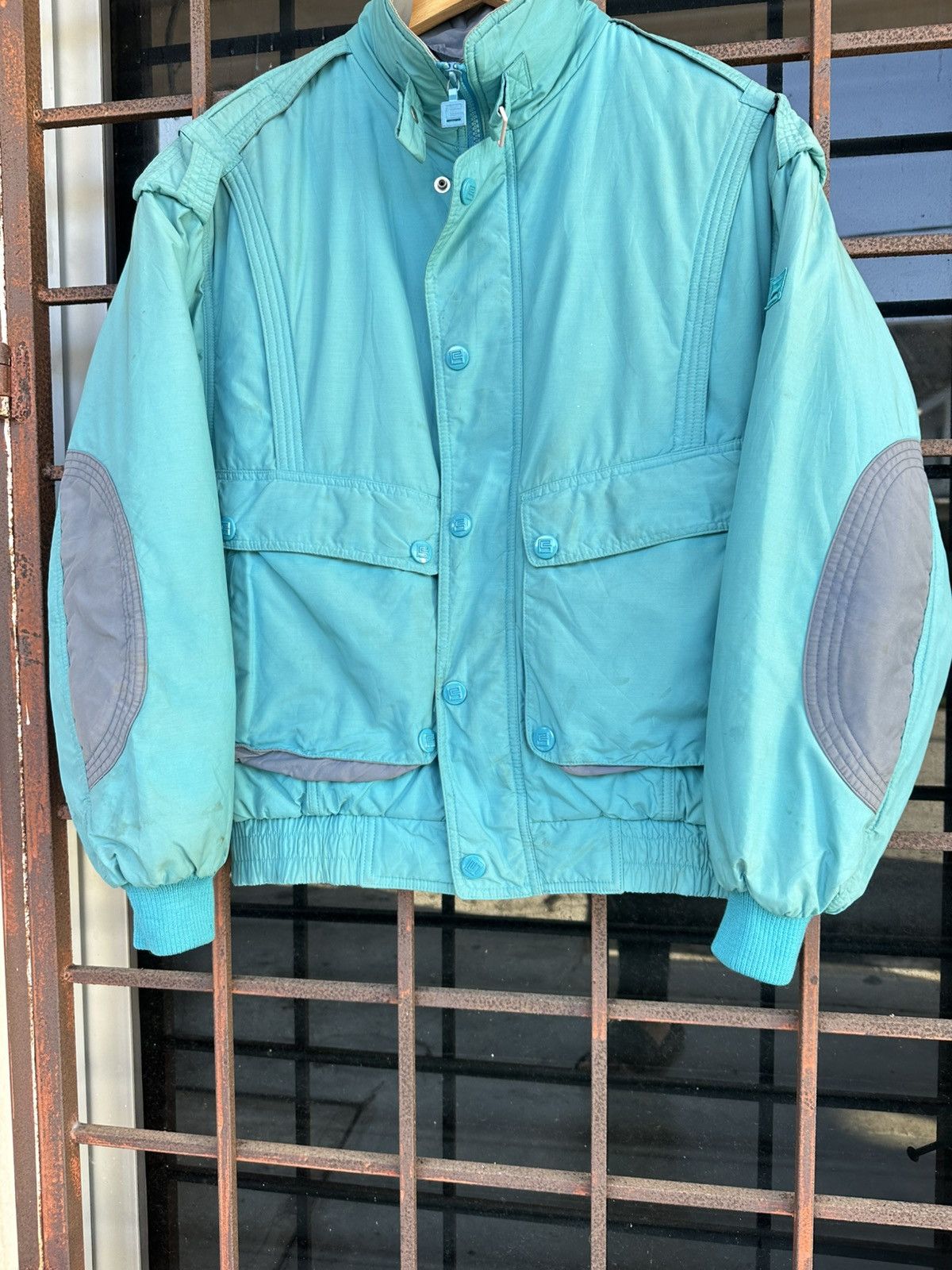 Vintage 👹Vintage Peter Steinebronn Asics Light Puffer Bomber Jacket Size US M / EU 48-50 / 2 - 5 Thumbnail