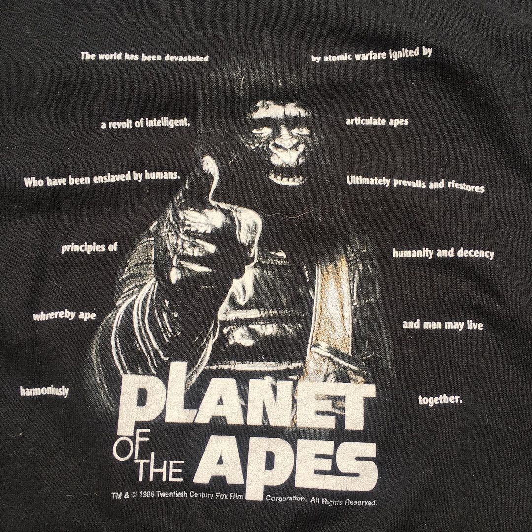 Vintage Vintage 80s Planet Of The Apes Size US M / EU 48-50 / 2 - 2 Thumbnail