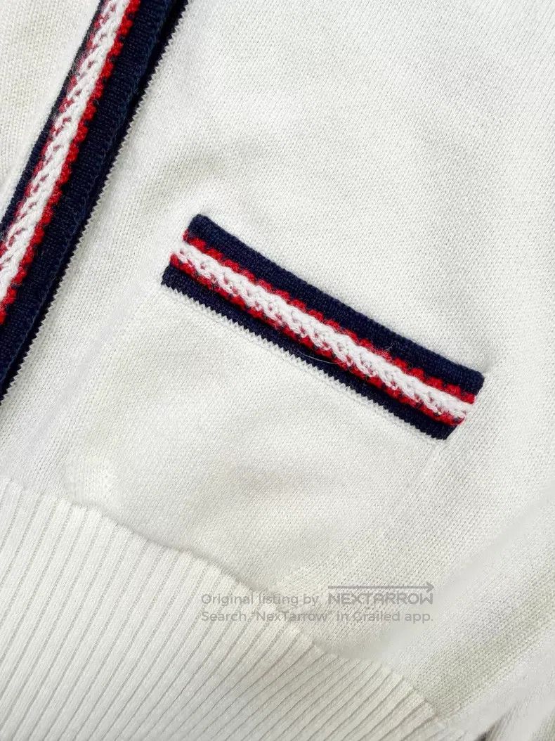 Chanel Chanel Red and blue striped rolled edge silhouette loose c Size XXS / US 00 / IT 34 - 4 Thumbnail