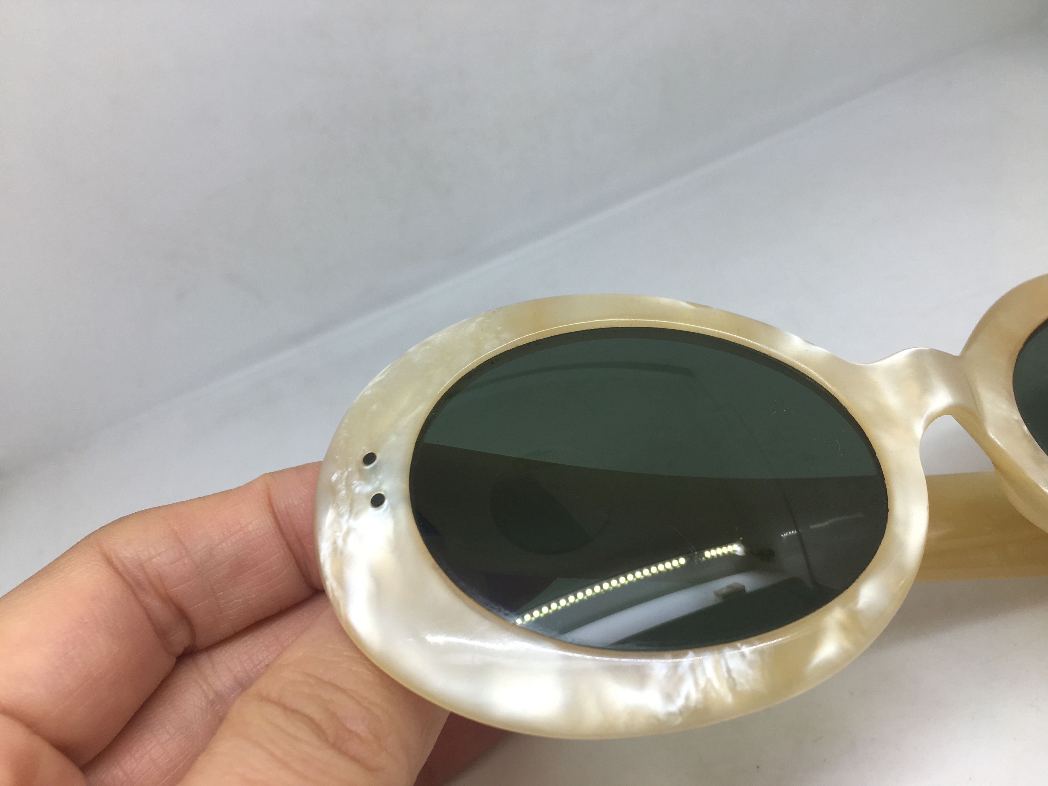 Vintage vintage Handmade JACKIE O COUTURE Sunglasses Frame France Size ONE SIZE - 8 Thumbnail