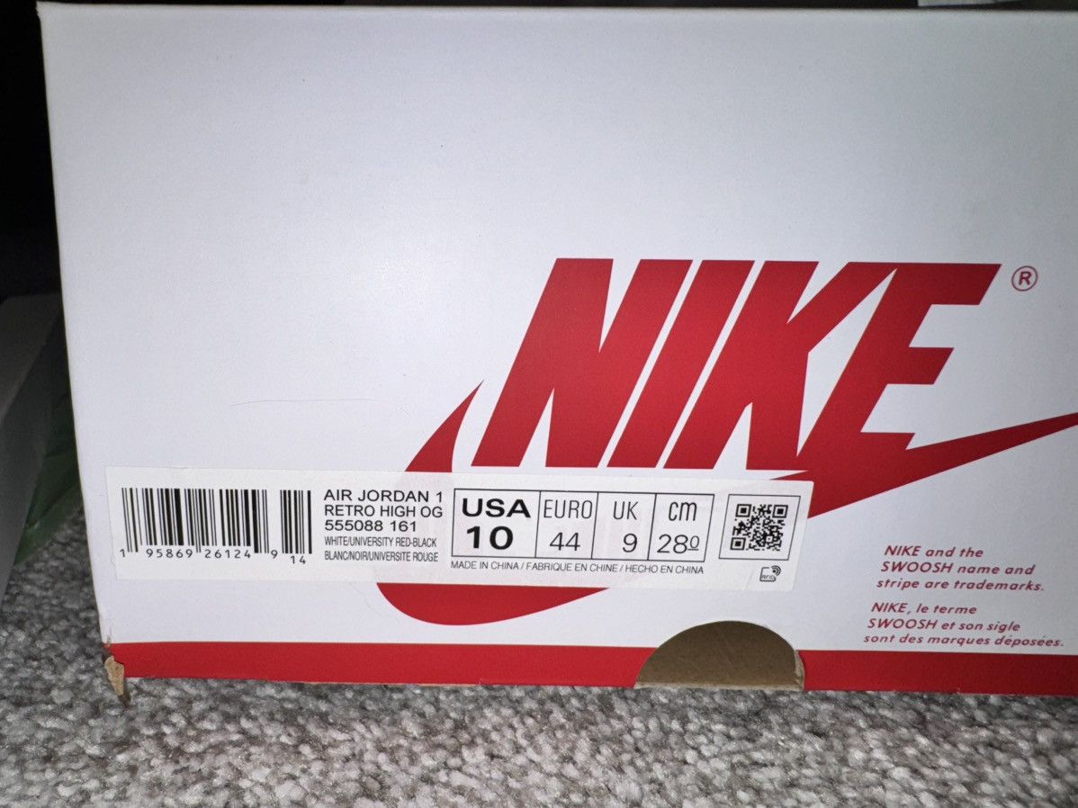 Nike Air Jordan 1 Retro High OG “Heritage” Size US 10 / EU 43 - 6 Thumbnail