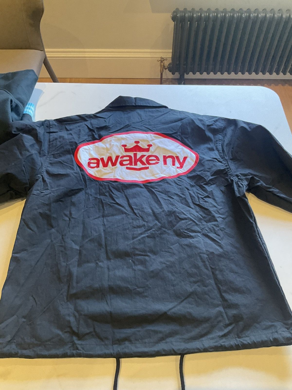 Awake NY Awake NY King Logo Twill Coaches Jacket black Size US M / EU 48-50 / 2 - 2 Thumbnail