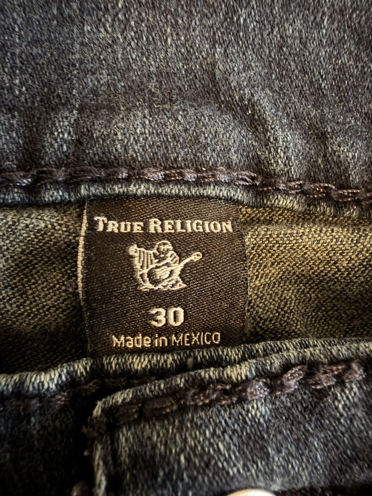 True Religion True Religion Geno Relaxed Slim Jeans Size 30 Dark Wash Size 30" / US 8 / IT 44 - 4 Thumbnail