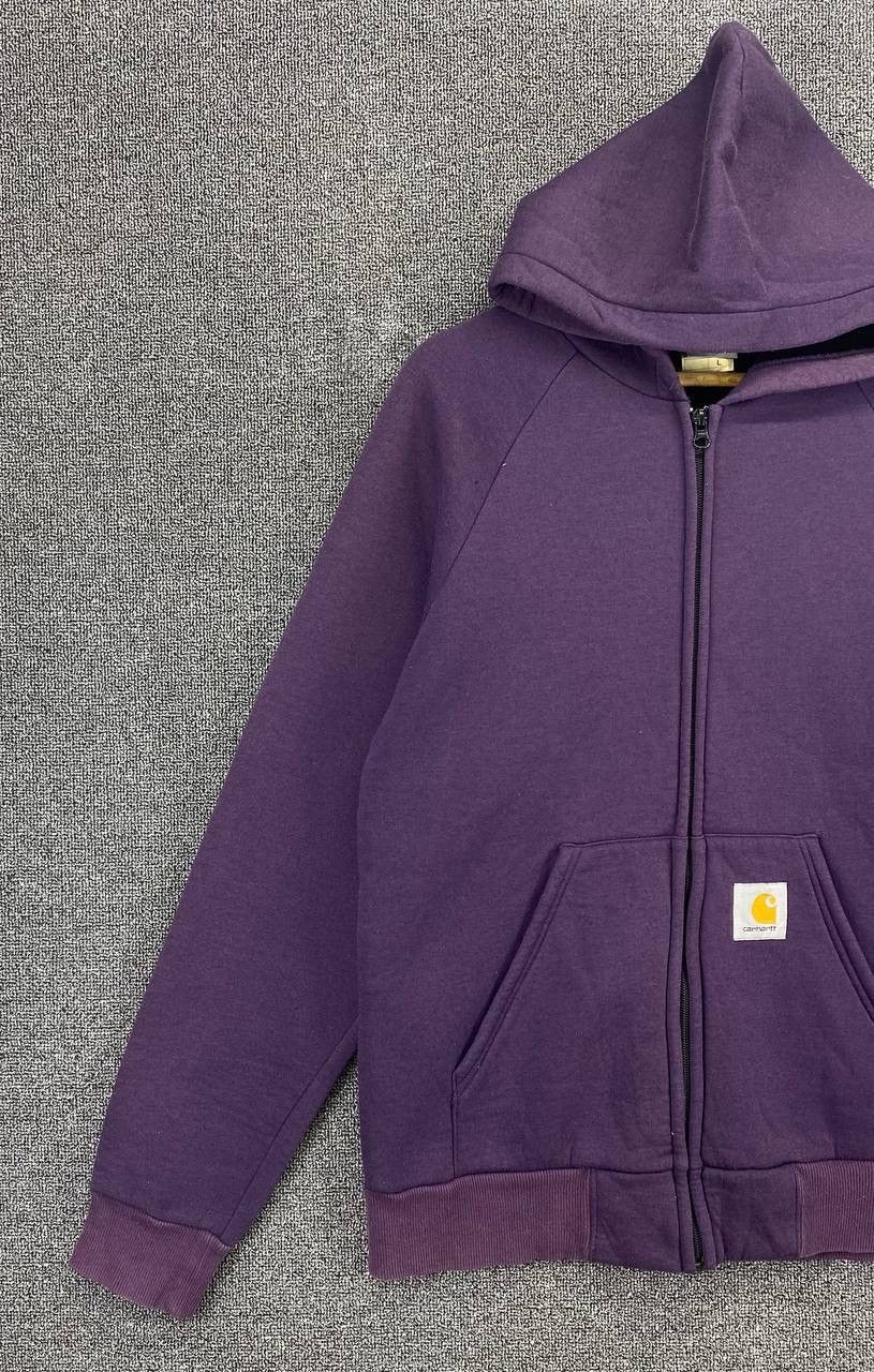 Carhartt Vintage Carhartt Purple Zip Up Hoodie Jacket Size L / US 10 / IT 46 - 3 Thumbnail