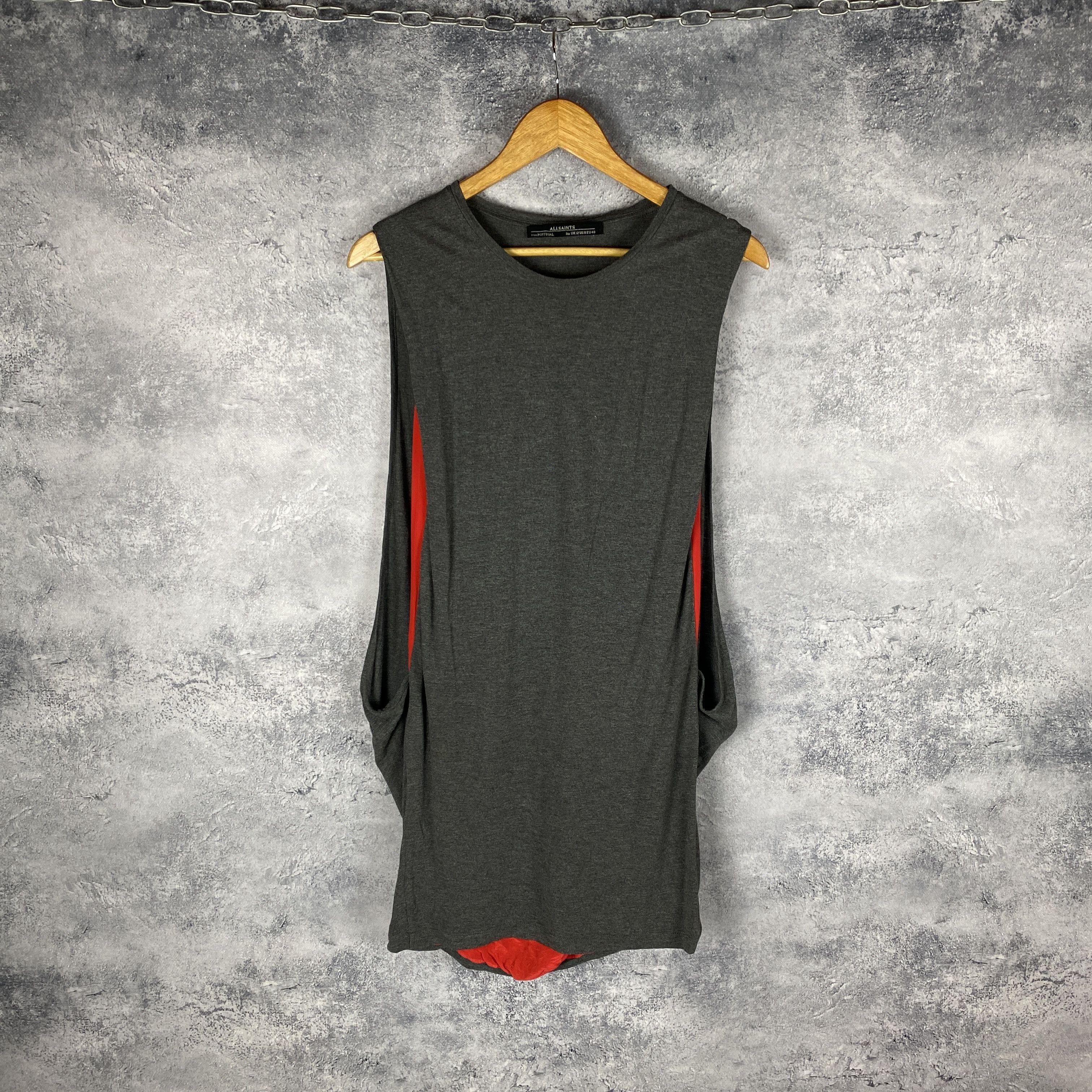 Allsaints Allsaints Dress Women's Size UK12 Gray Sleeveless Size XL / US 12-14 / IT 48-50 - 1 Thumbnail