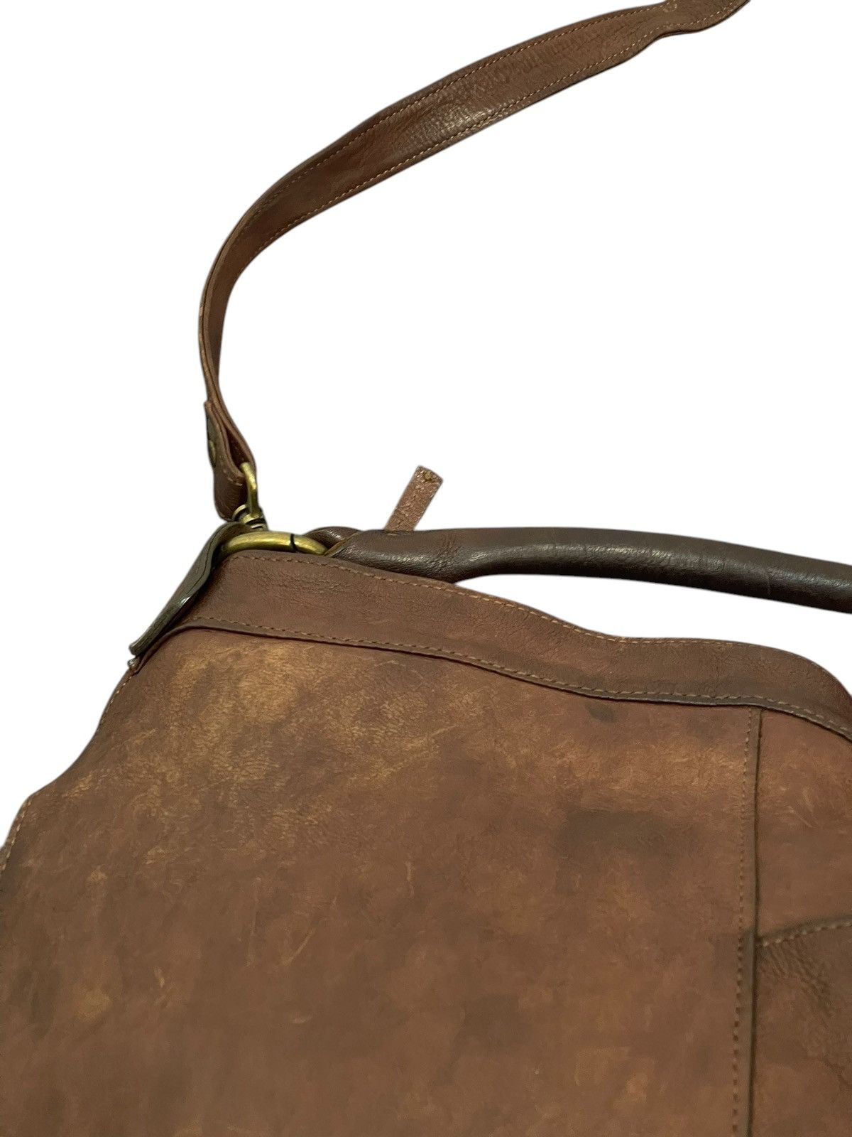Leather Full Leather Patina Hungry Bum Shoulder Bag 1🟩7 Size ONE SIZE - 11 Thumbnail
