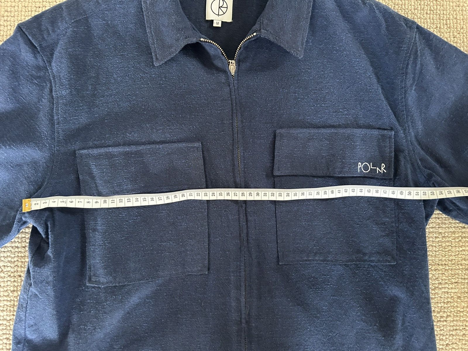 Polar Skate Co. Polar Zip up Short Sleeve Blue Size US M / EU 48-50 / 2 - 3 Thumbnail