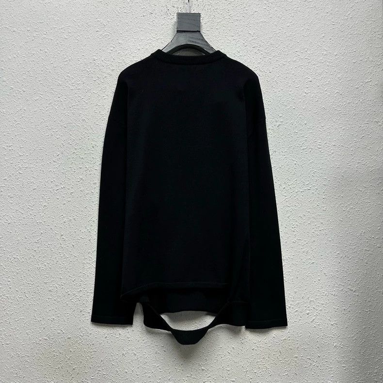 Balenciaga Balenciaga Paris Destroyed Hem Sweater Size US S / EU 44-46 / 1 - 2 Thumbnail