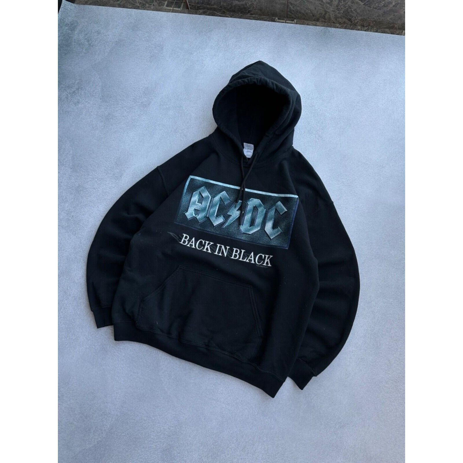 AC/DC VTG AC/DC Back in Black 1995 Rock Band Hoodie Size US L / EU 52-54 / 3 - 2 Thumbnail