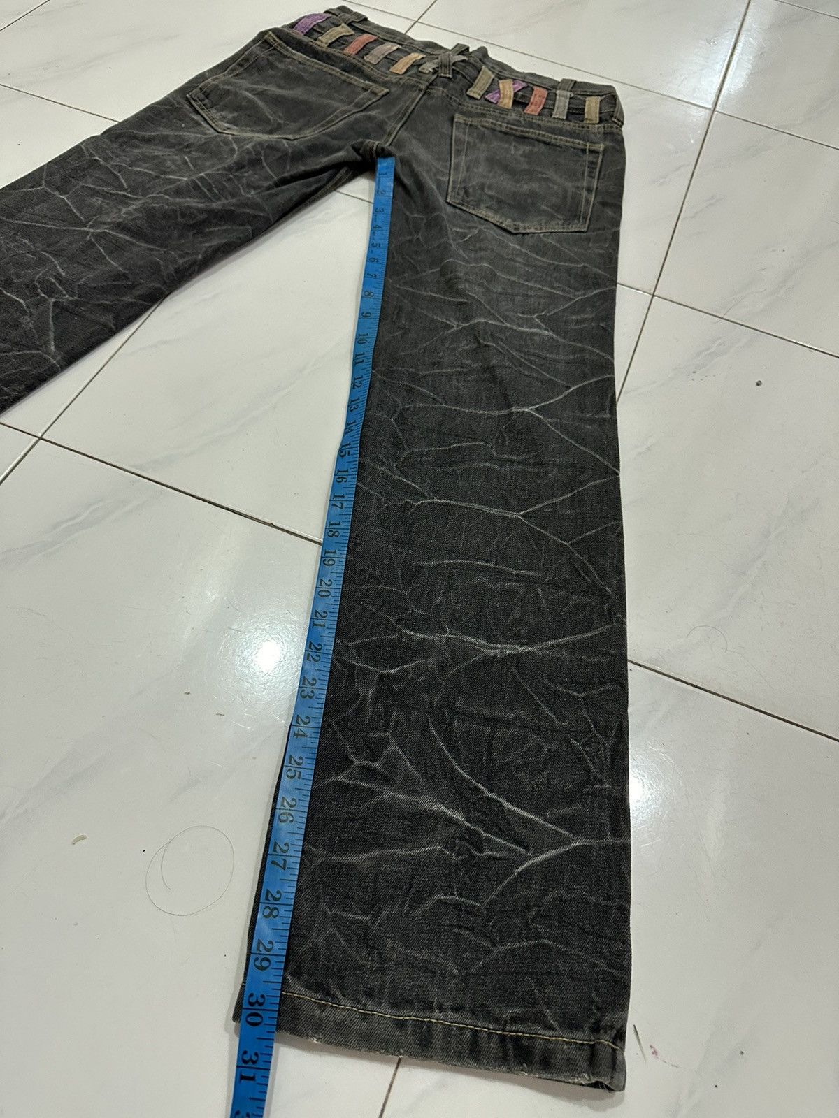 Japanese Brand VTG Distress Nylaus Double Waist Like Undercover Pants Size US 34 / EU 50 - 12 Thumbnail