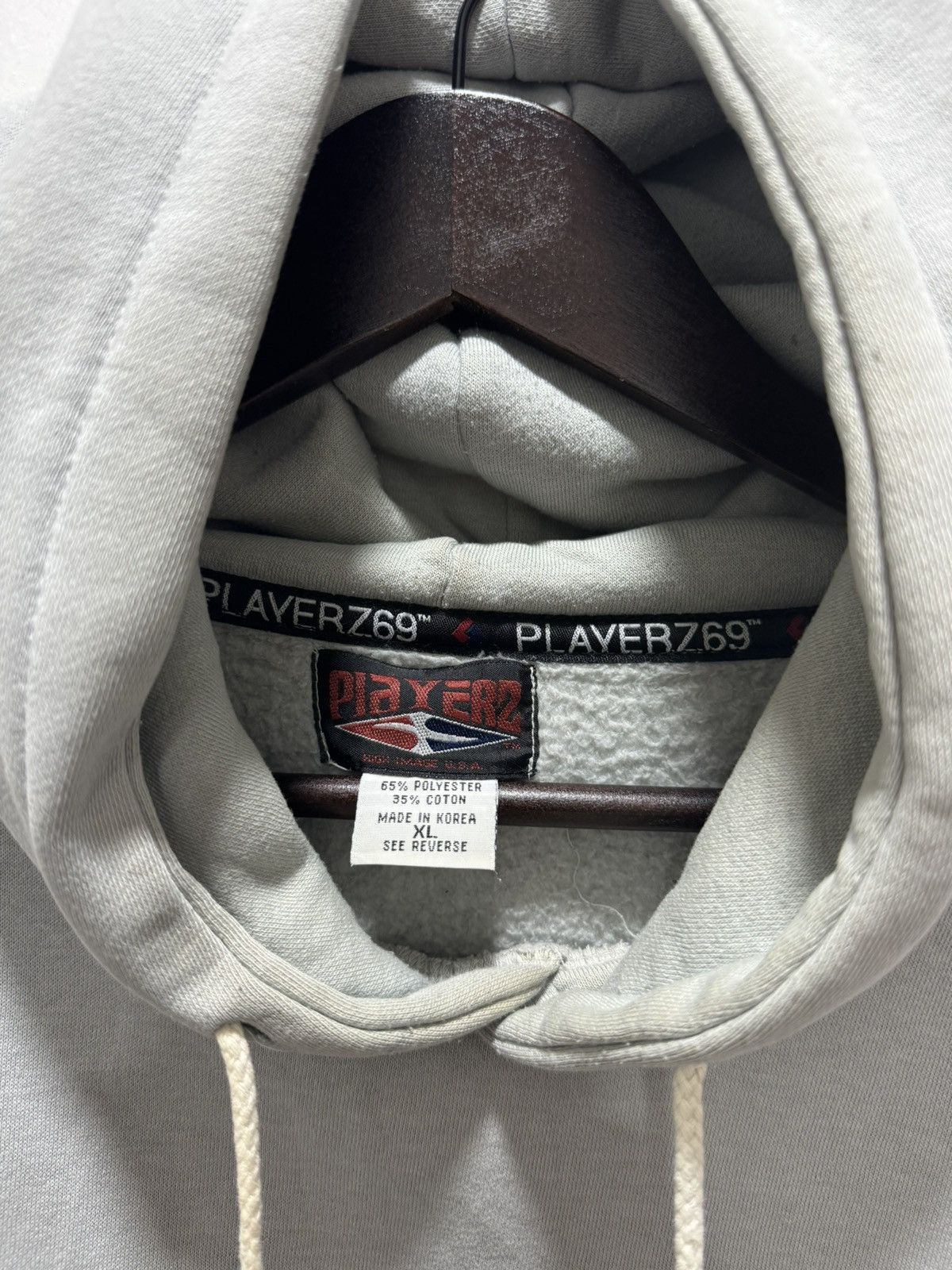 Japanese Brand VINTAGE SKATEBOARD STYLE PLAYER 69 EMBROIDERED LOGO HOODIE Size US XL / EU 56 / 4 - 15 Thumbnail