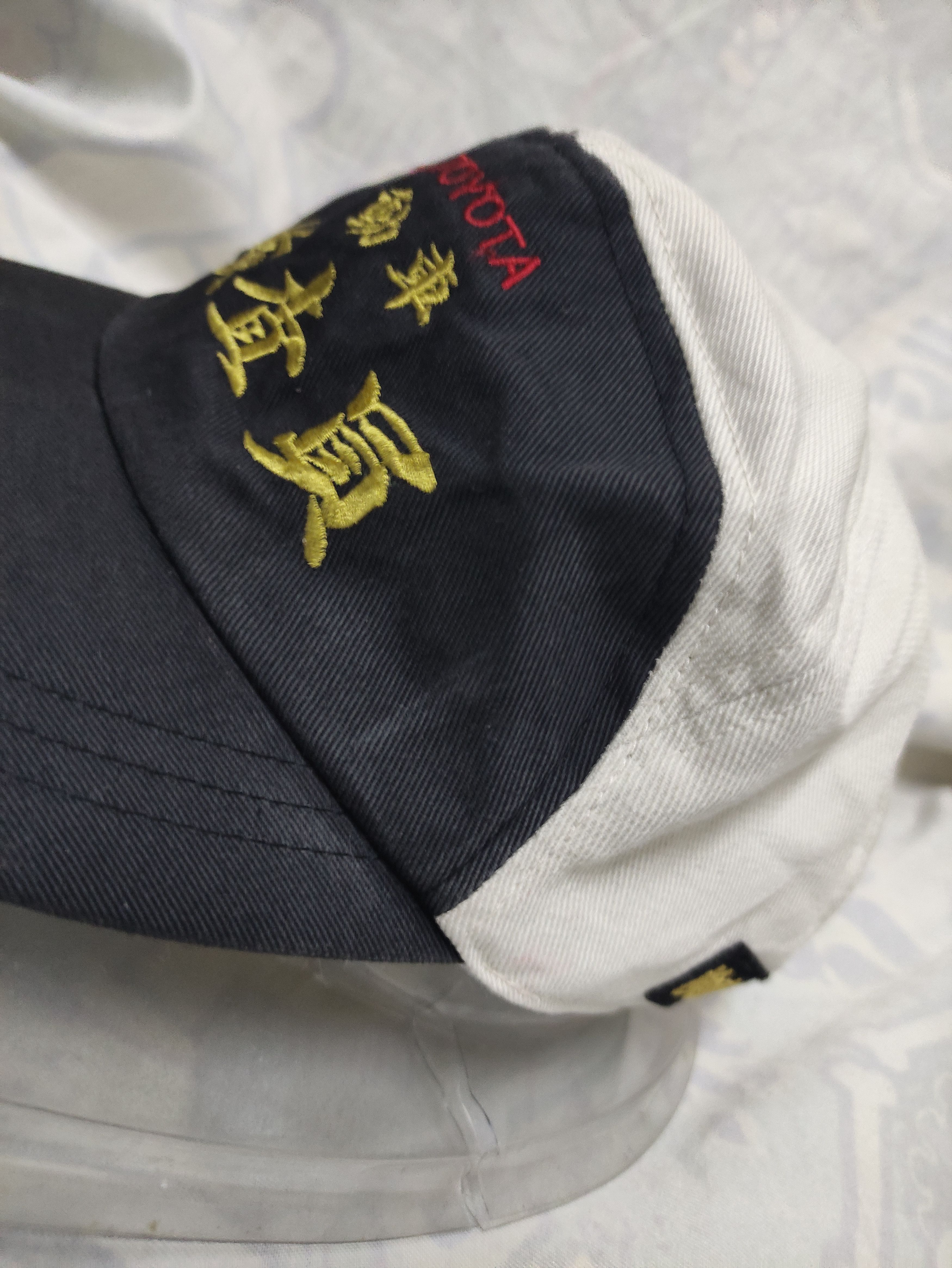 Japanese Brand TOYOTA 3 MONKEY KANJI RACING VINTAGE CAP Size ONE SIZE - 9 Thumbnail