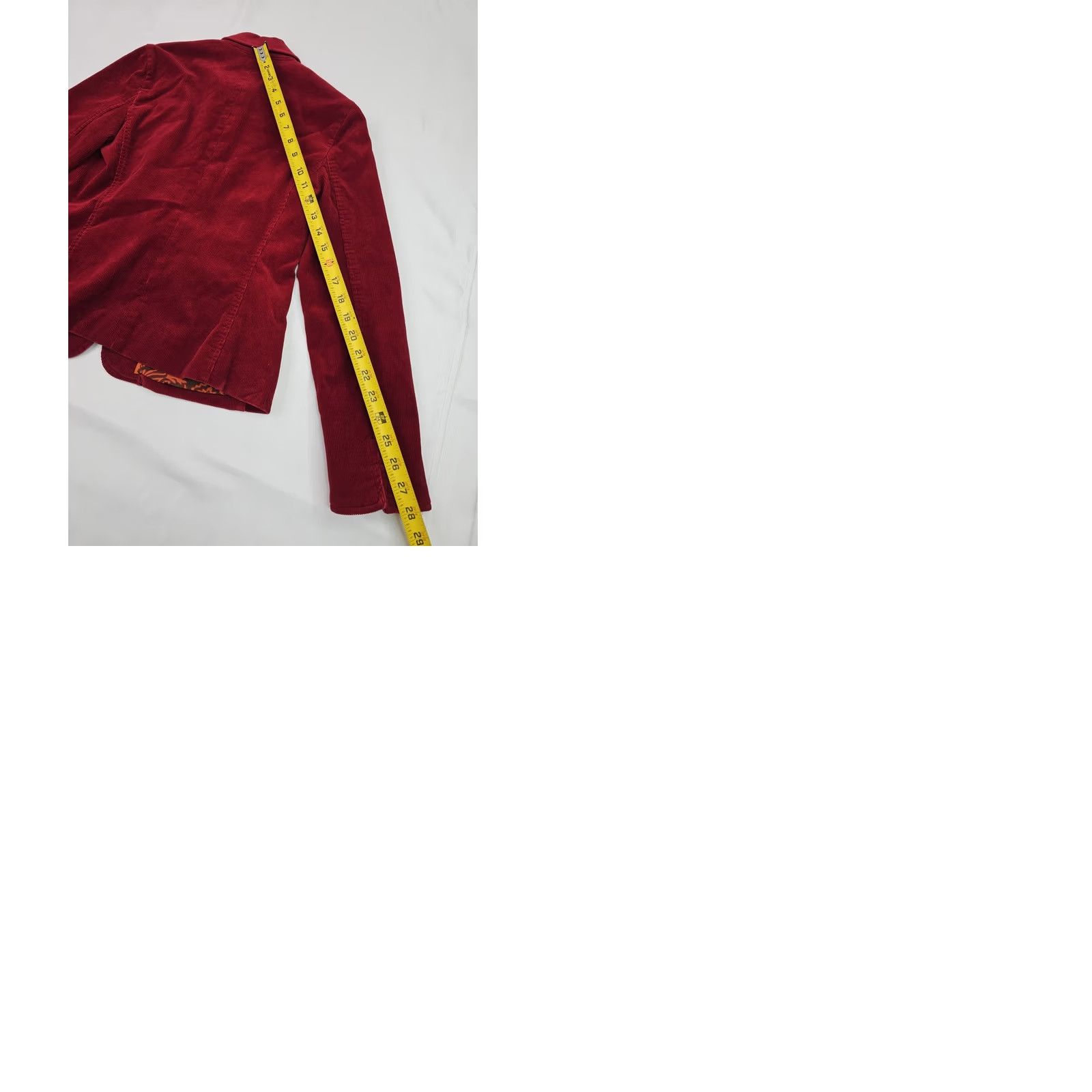 Talbots Talbots Corduroy Blazer Jacket Women 6P Petite Red Button Front Fully Lined Casual Business Workwear Travel Women Jeans? Size M / US 6-8 / IT 42-44 - 9 Thumbnail