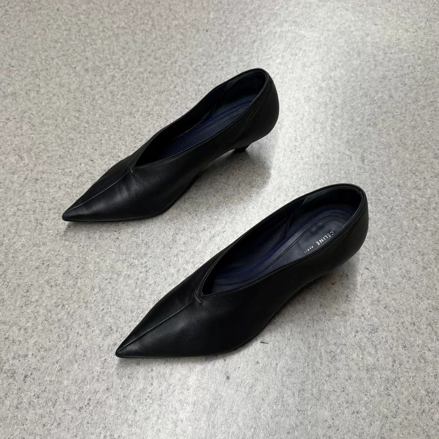 Celine Celine Women's Black Sheepskin Witch Shoes 37 Size US 6.5 / IT 36.5 - 5 Thumbnail