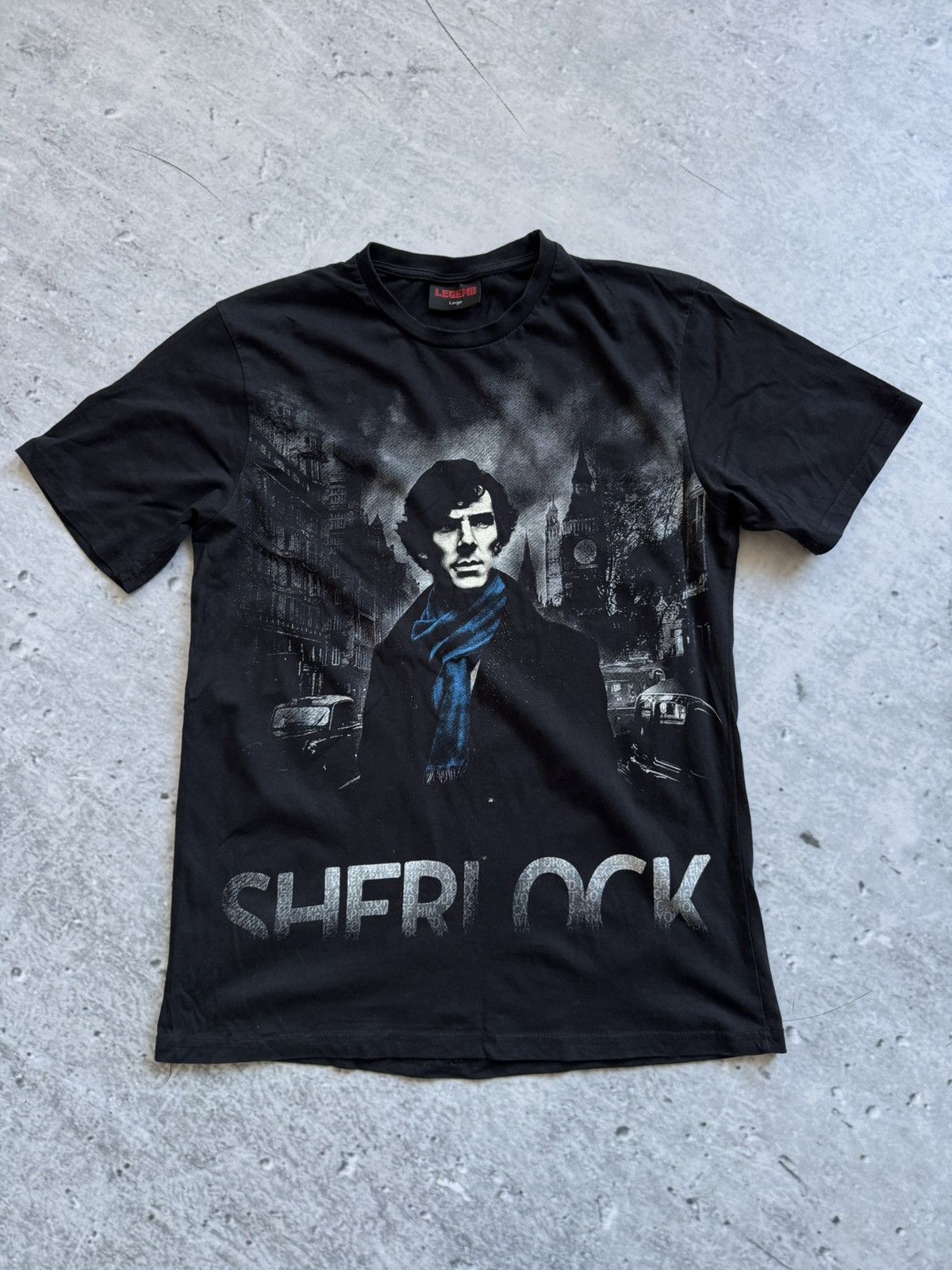 Vintage Sherlok vintage Movie tee big logo Size US L / EU 52-54 / 3 - 1 Thumbnail