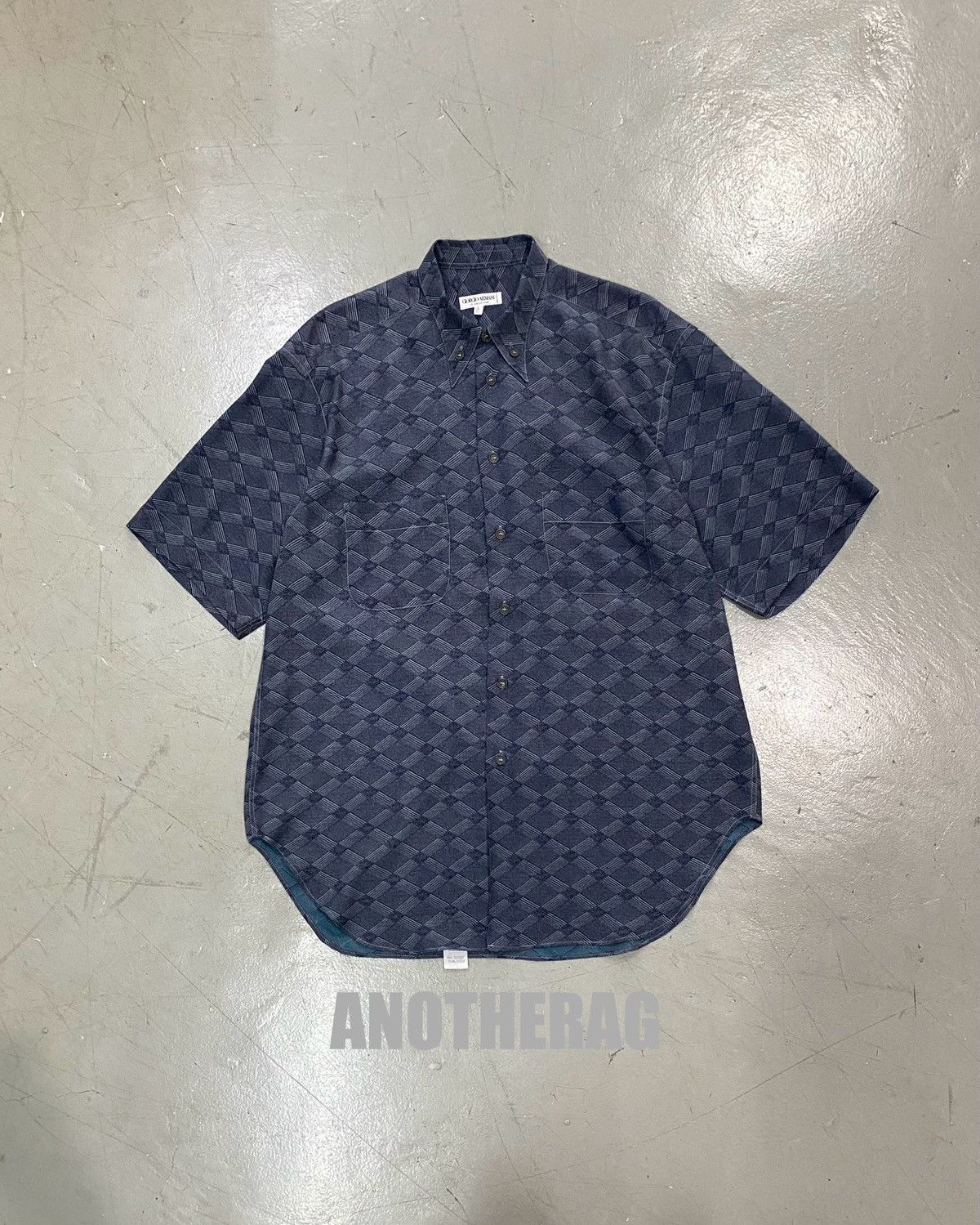 Giorgio Armani Vintage 90’s Giorgio Armani Men Shirt Size US L / EU 52-54 / 3 - 1 Thumbnail