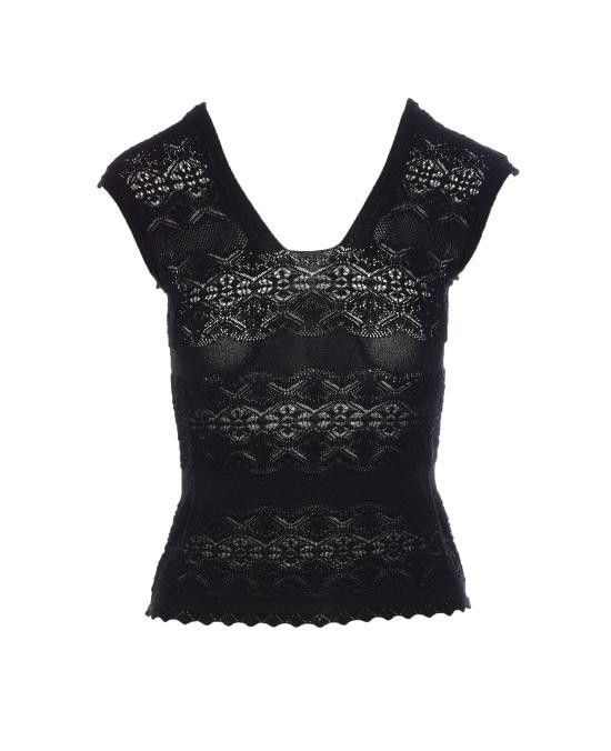 TWINSET TWINSET Women Tops 251TT3211 00006 Black Size S / US 4 / IT 40 - 1 Thumbnail