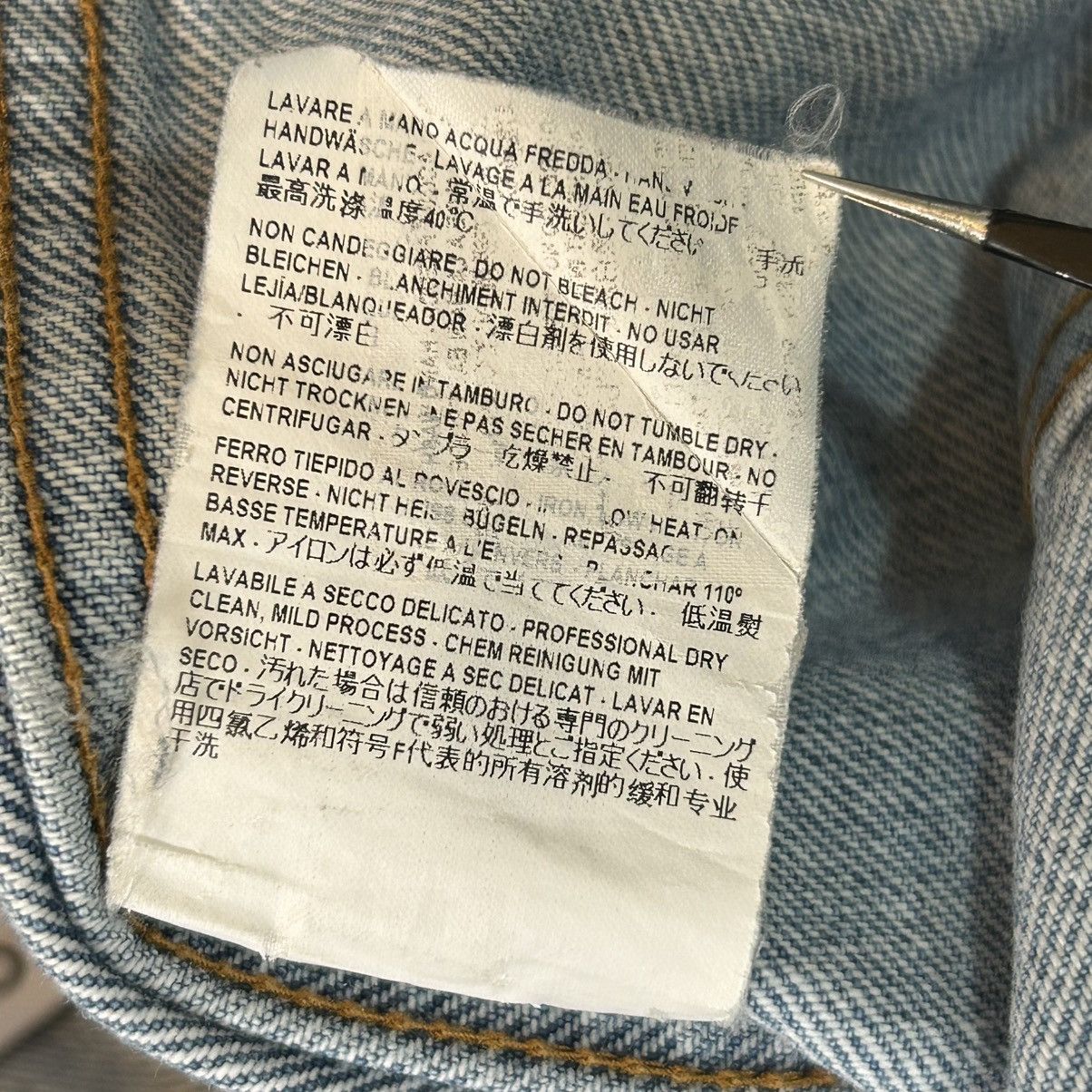 Balenciaga All over Print Distressed Denim Jacket SZ 36 EU Size US L / EU 52-54 / 3 - 13 Thumbnail