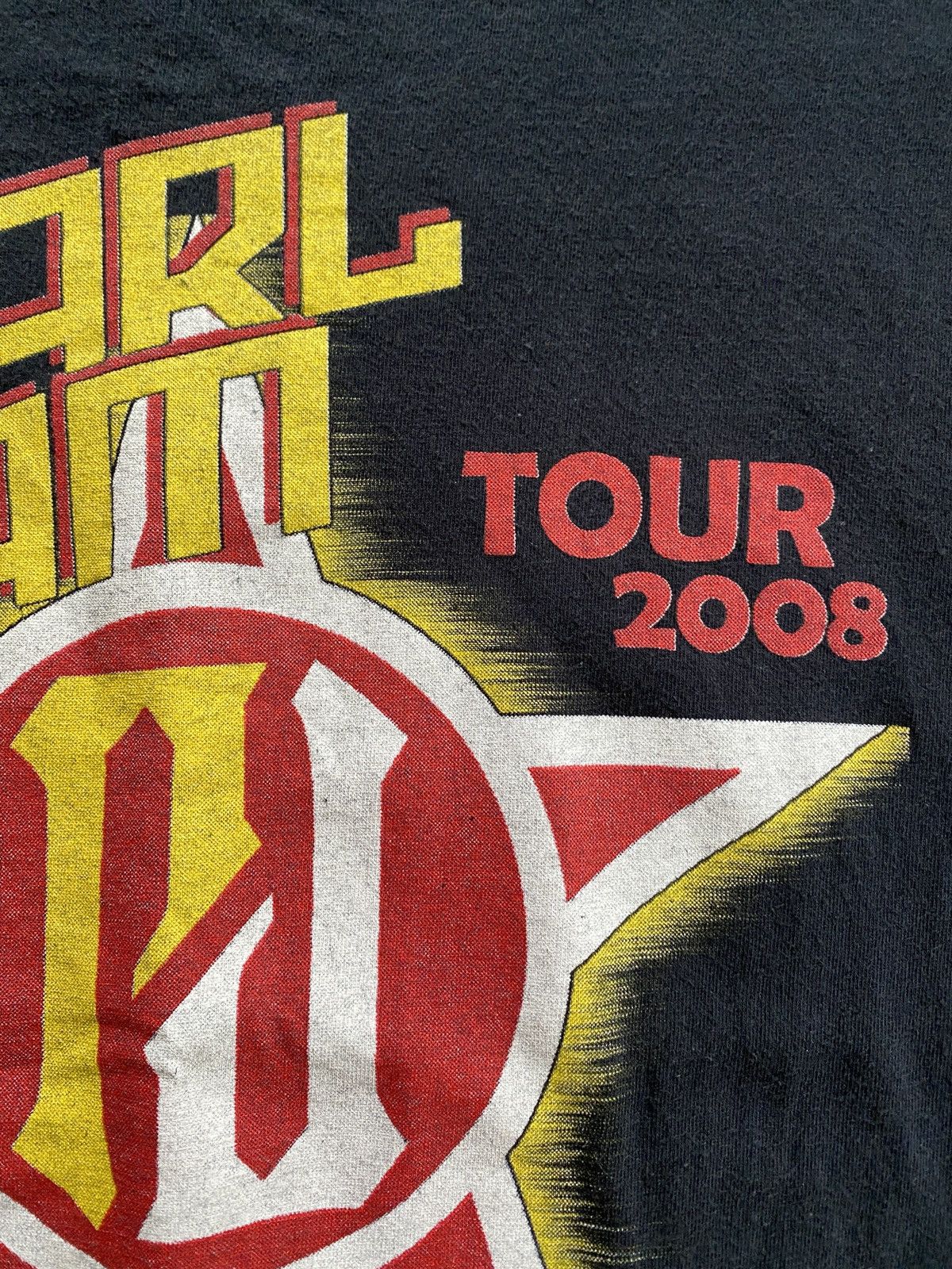 Band Tees × Vintage 2008 Pearl Jam Tour DC NJ NYC Double Sided Black Tee Shirt Size US S / EU 44-46 / 1 - 12 Thumbnail