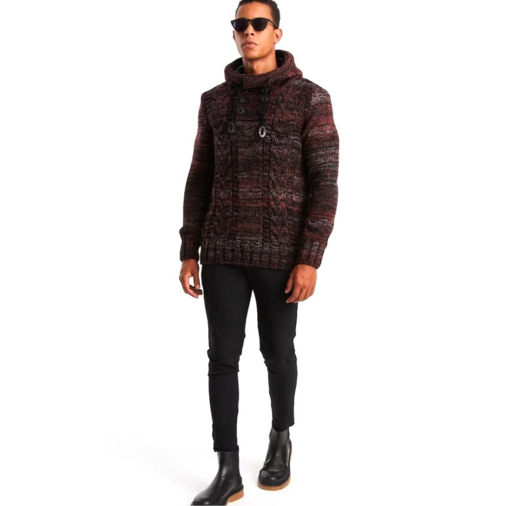 NBDN Nobrandedon Leif Nelson Purple/Red Sweater | Size 3XL Size US XXL / EU 58 / 5 - 13 Thumbnail