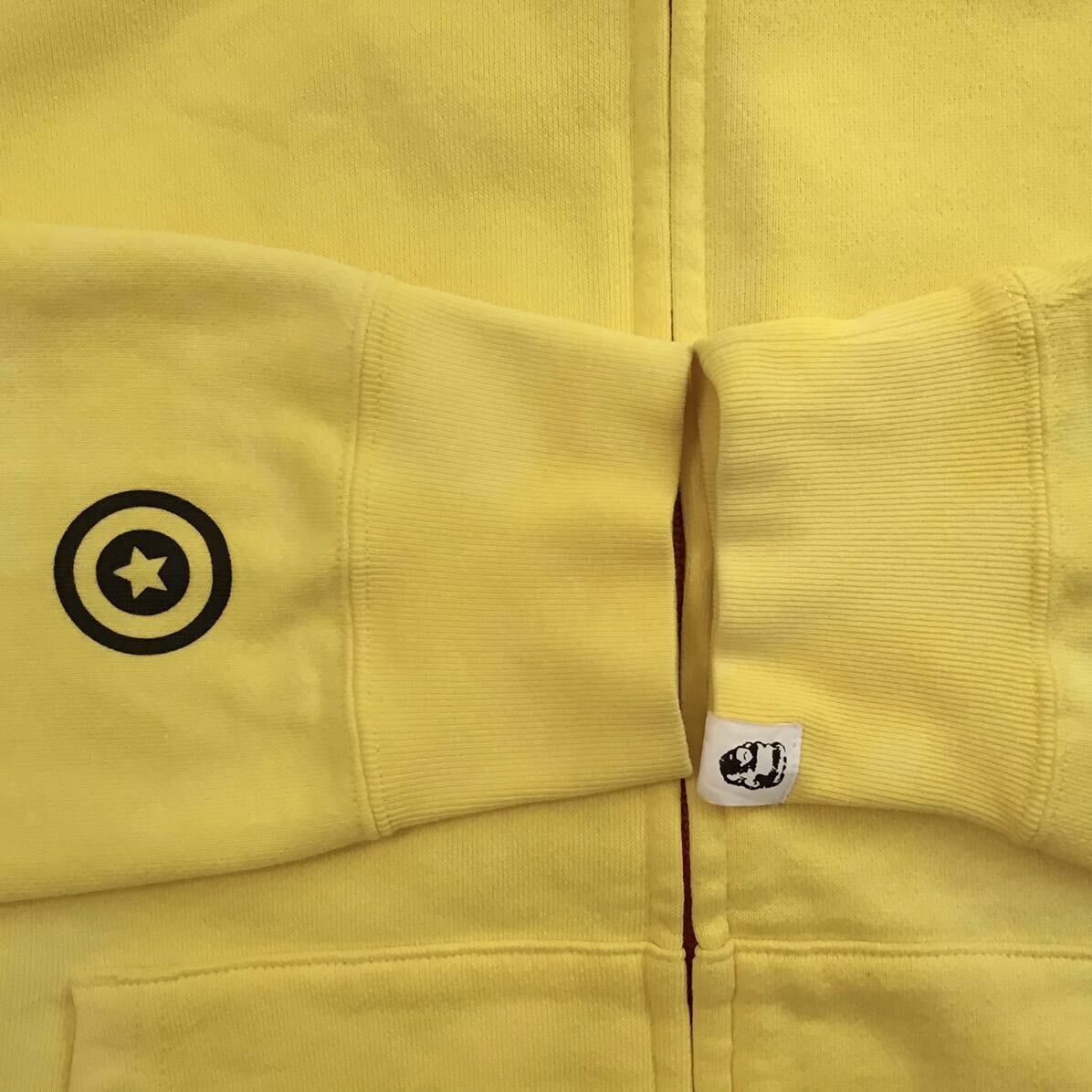 2010 BAPE Neon shark full zip hoodie a bathing ape NIGO