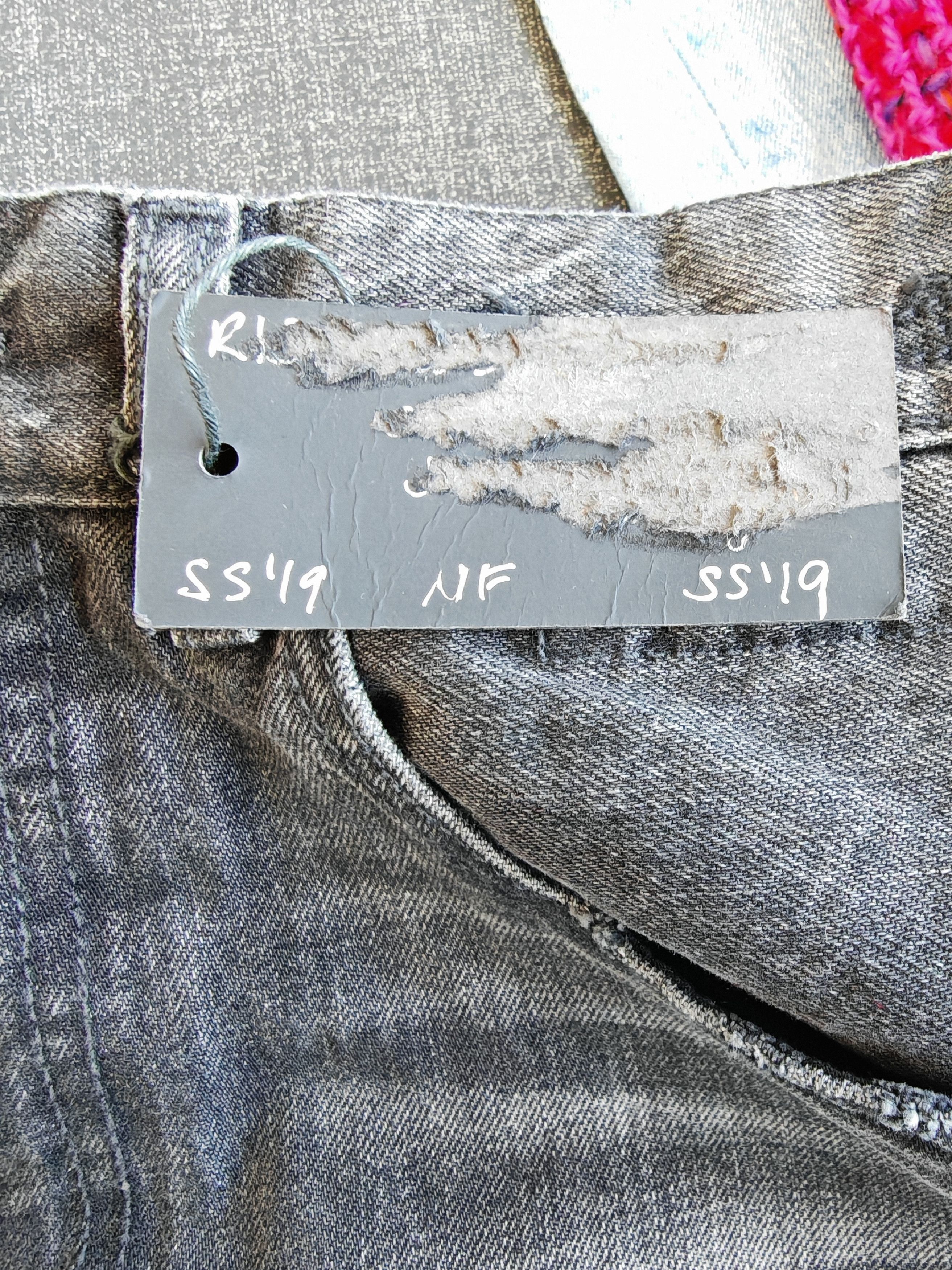 R13 R13 RARE SS19 Factory Sample Cropped Wide Leg Jeans Size 27" / US 4 / IT 40 - 5 Thumbnail