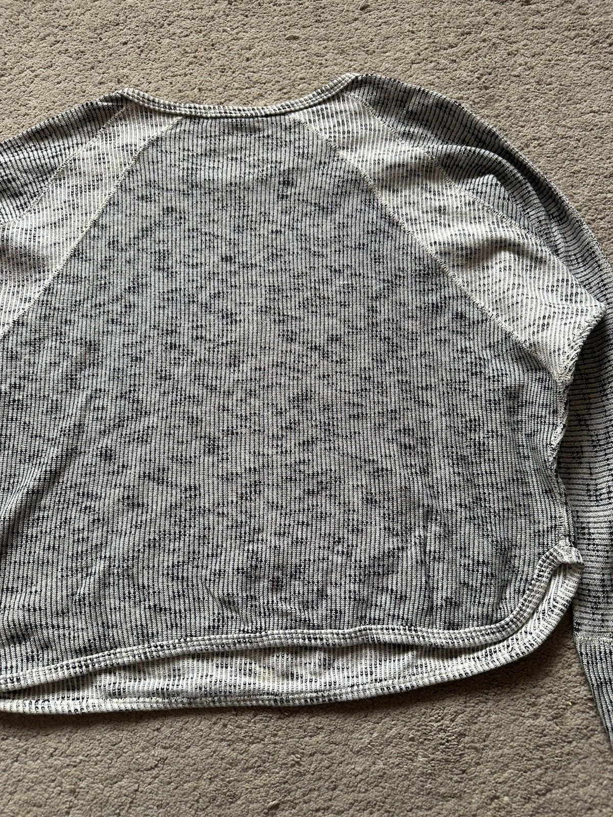 Issey Miyake 1990s ISSEY MIYAKE Sport Cropped Boxy Knitted Sweater Size US M / EU 48-50 / 2 - 7 Thumbnail